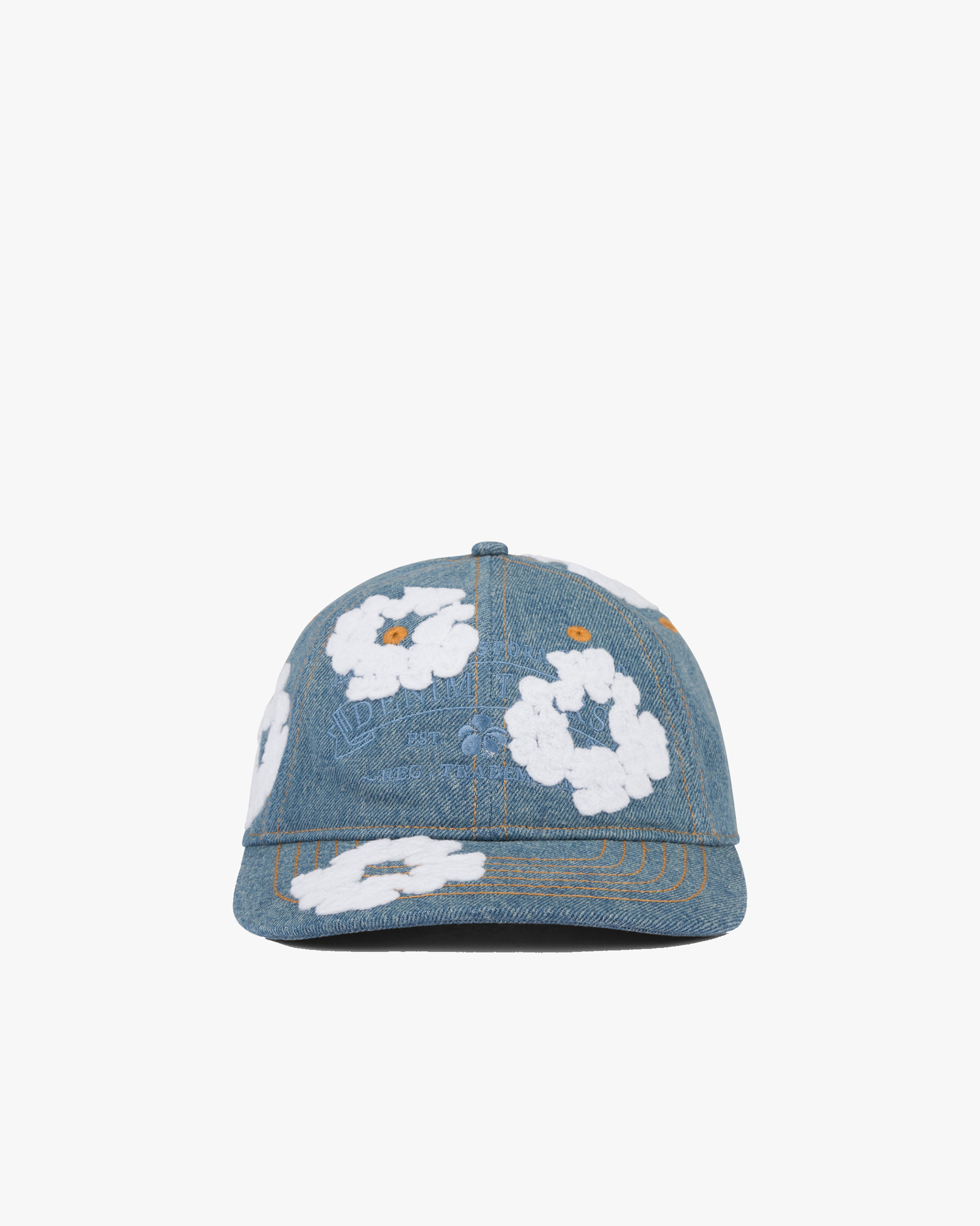 DENIM TEARS: Denim Wreath Cap (Light Wash) | DSMG E-SHOP