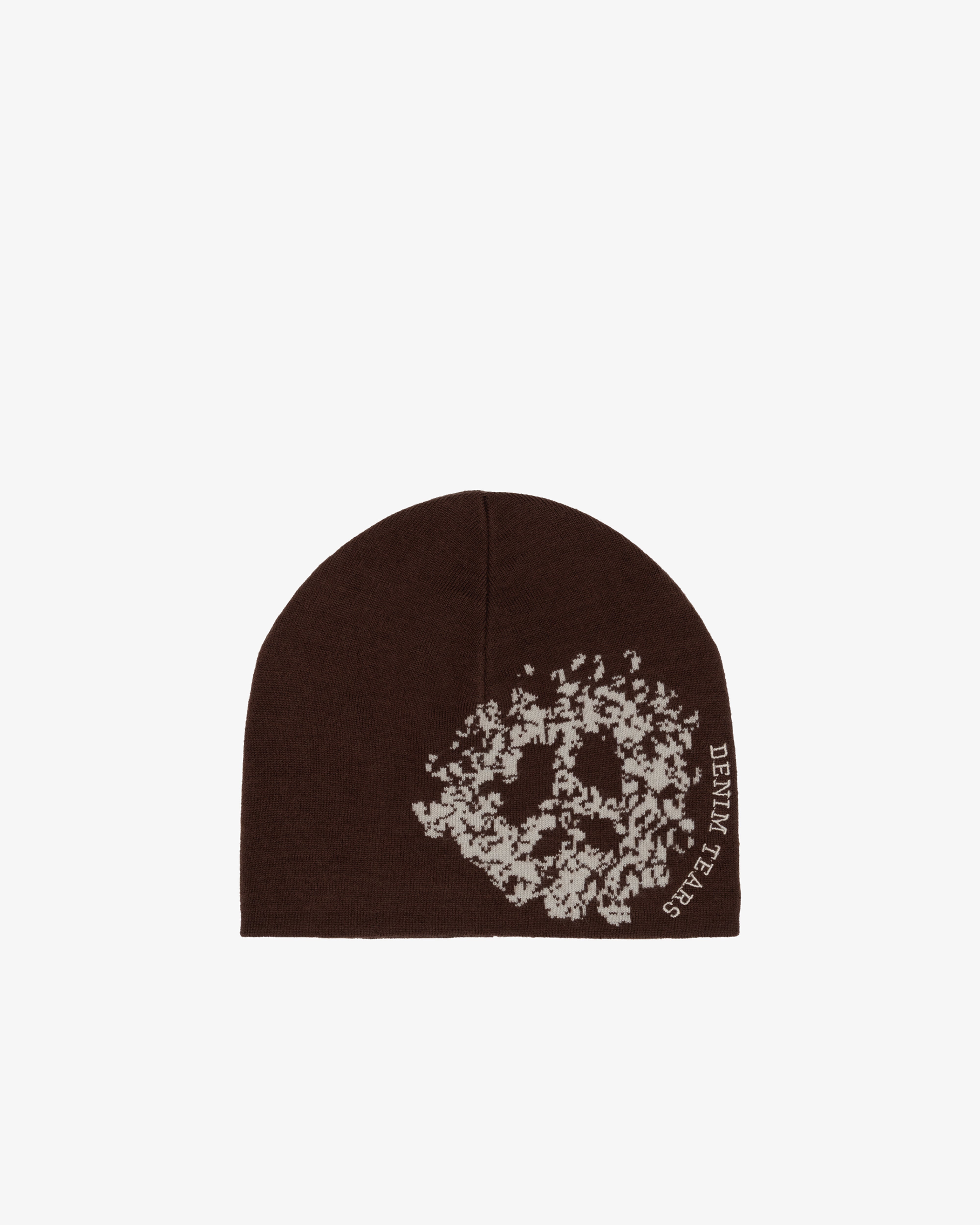 DENIM TEARS: Denim University Running Beanie- (Brown) | DSMG E-SHOP