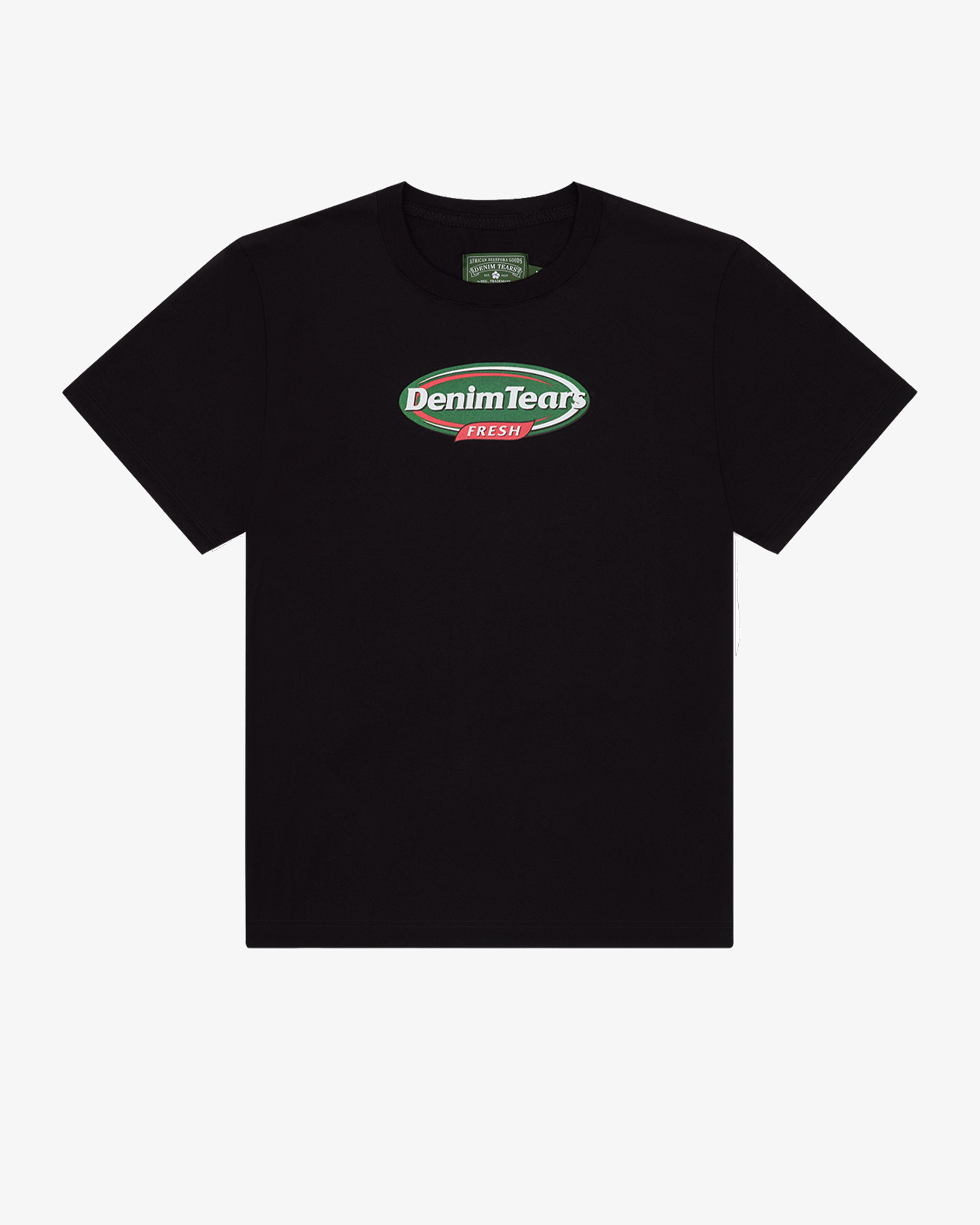 DENIM TEARS: Supermarket Tee Black (Black) | DSMG E-SHOP