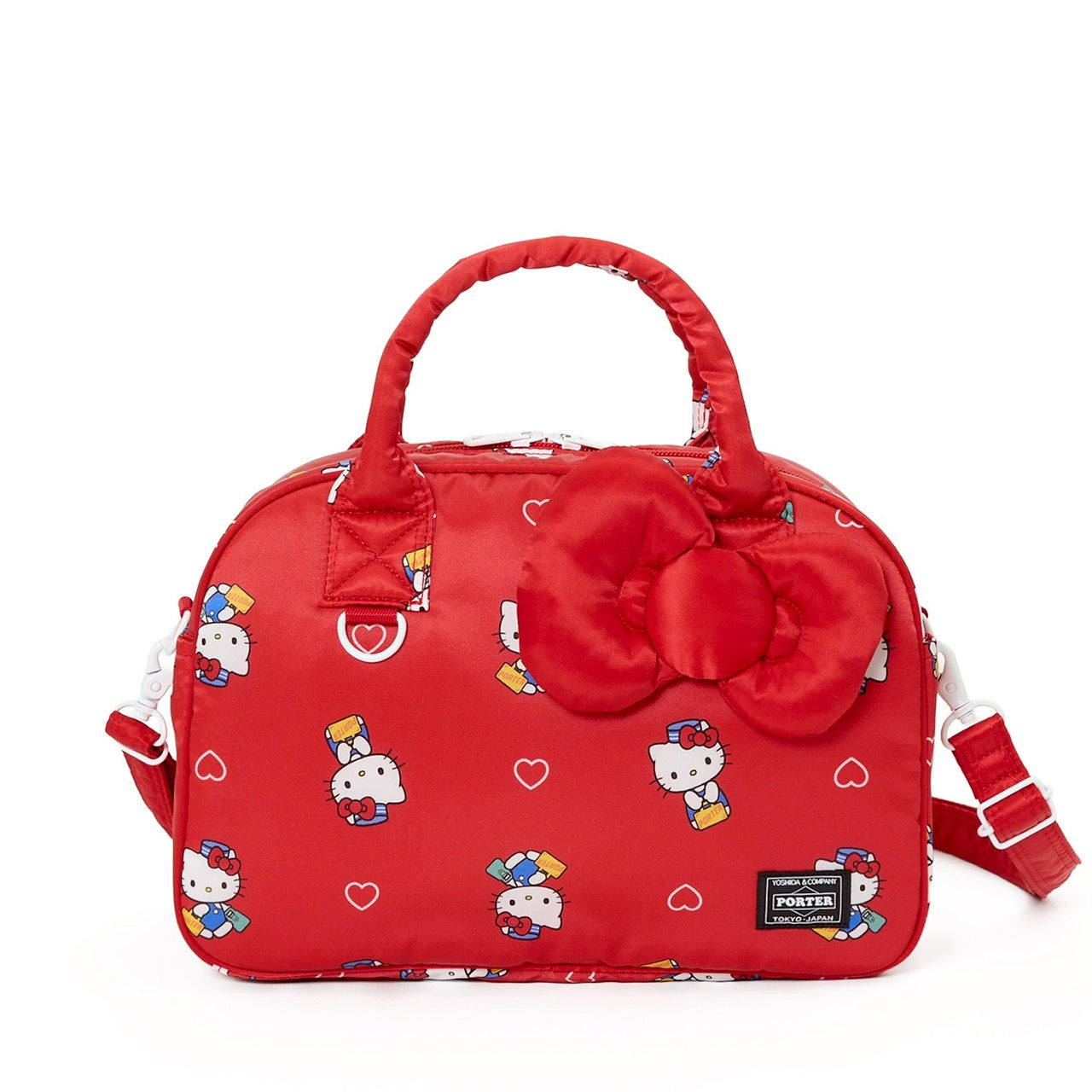 PORTER: HELLO KITTY x PORTER 2WAY DUFFLE BAG (Red) | DSMG E-SHOP