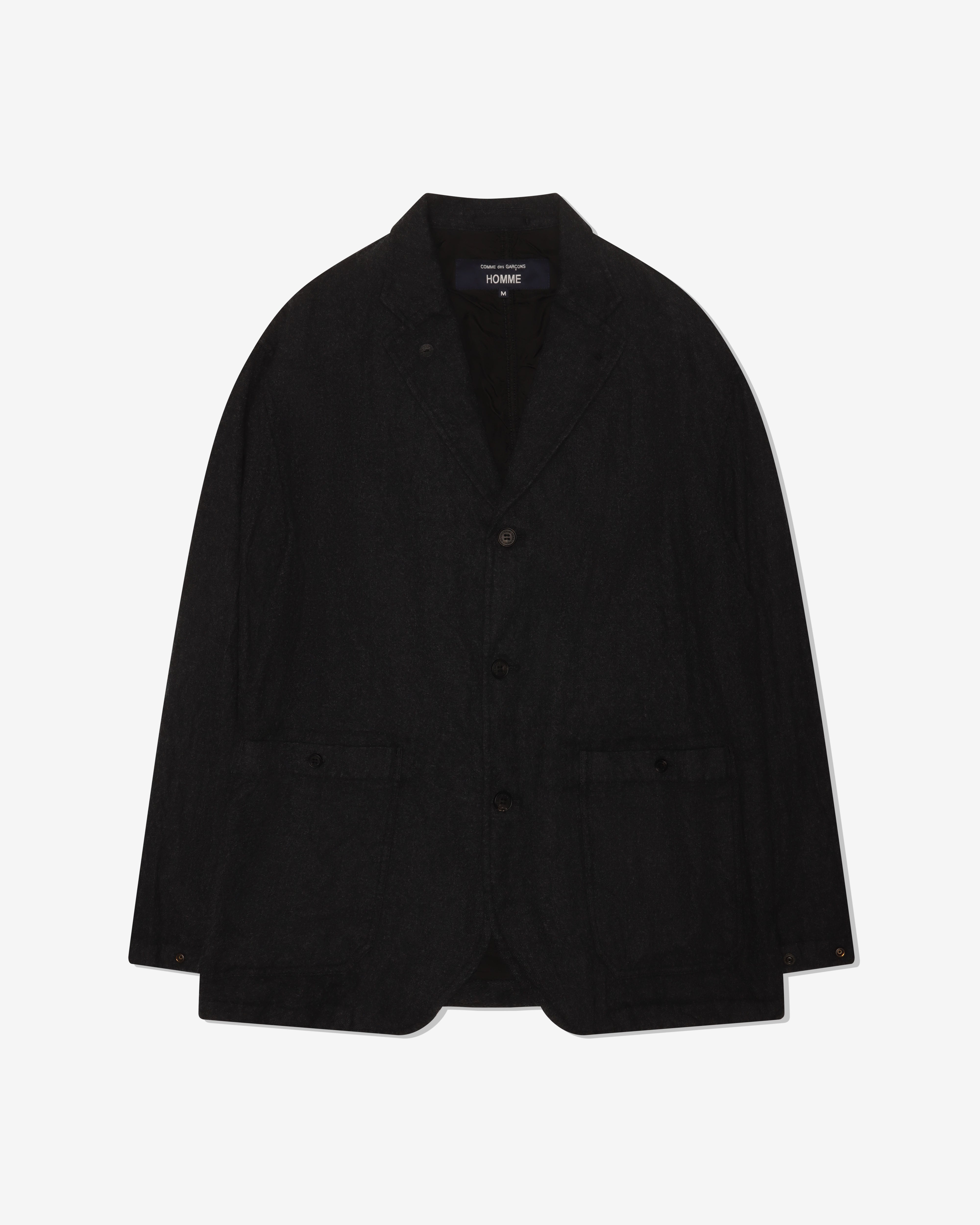 COMME DES GARCONS HOMME: Wool Sergegarment Fulled Jackets