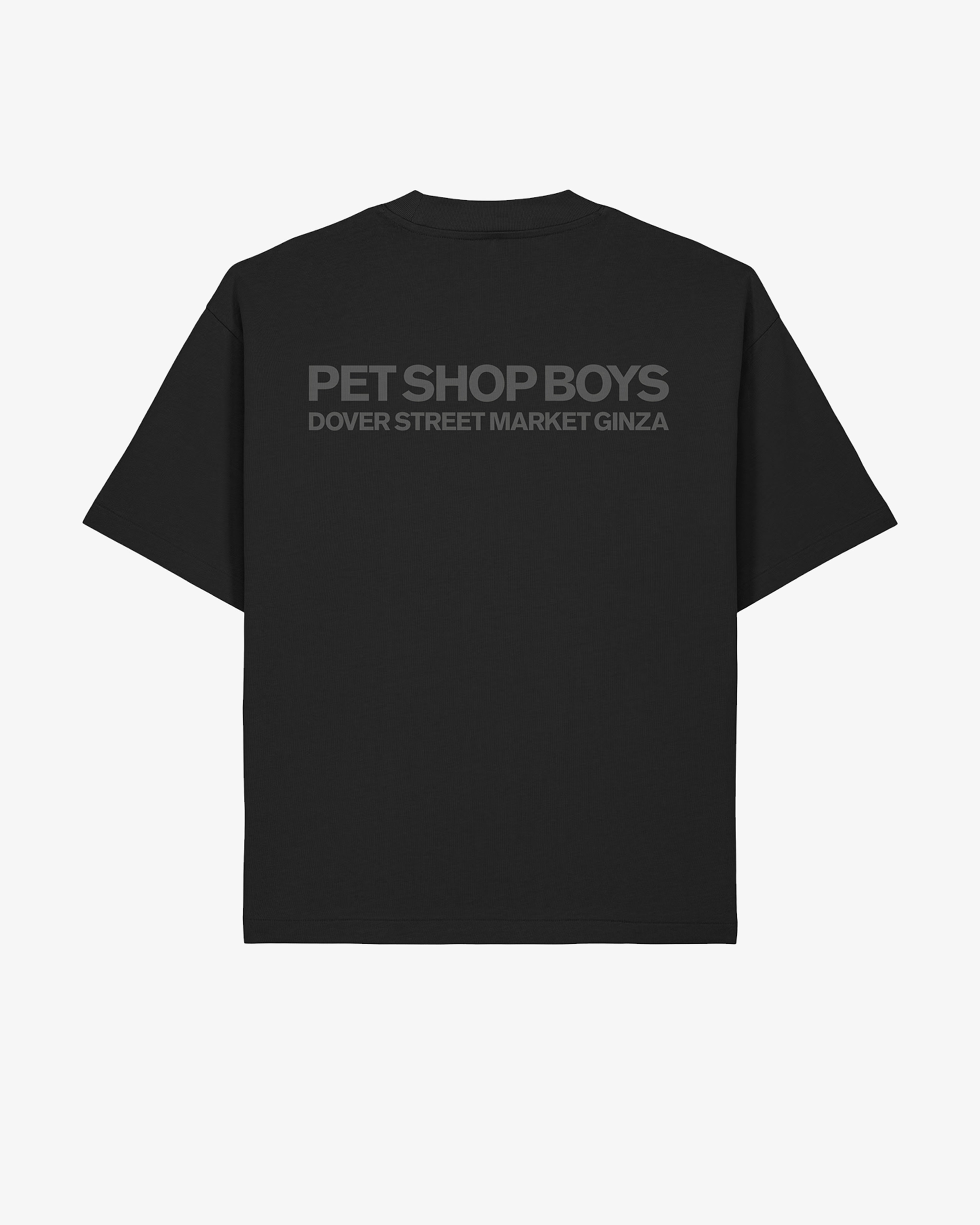 PET SHOP BOYS: Pet Shop Boys Tee #1 (Black) | DSMG E-SHOP