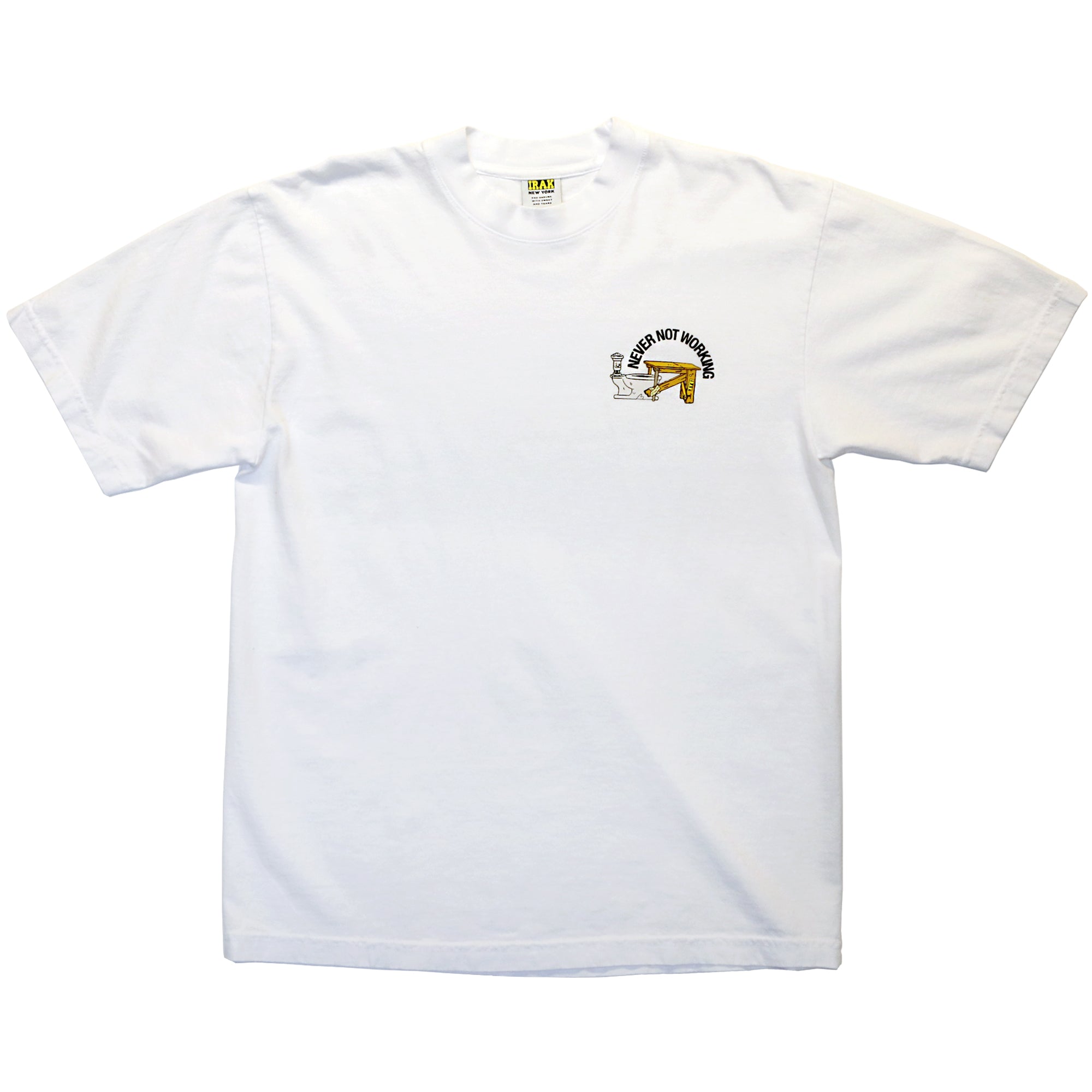 IRAK - Work Tee - (White) – DSMG E-SHOP