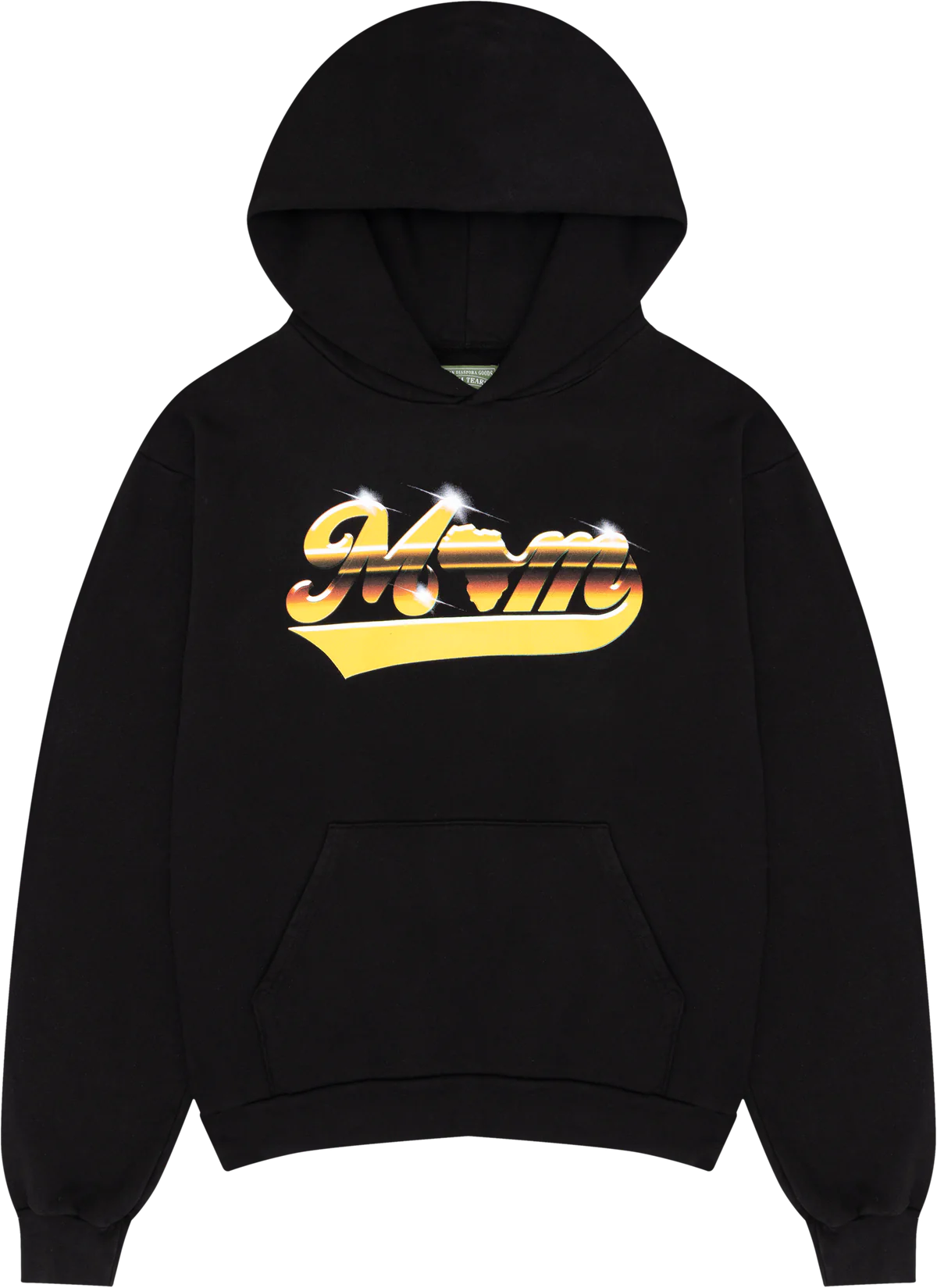 DENIM TEARS: Mother Africa Hoodie (Black) | DSMG E-SHOP