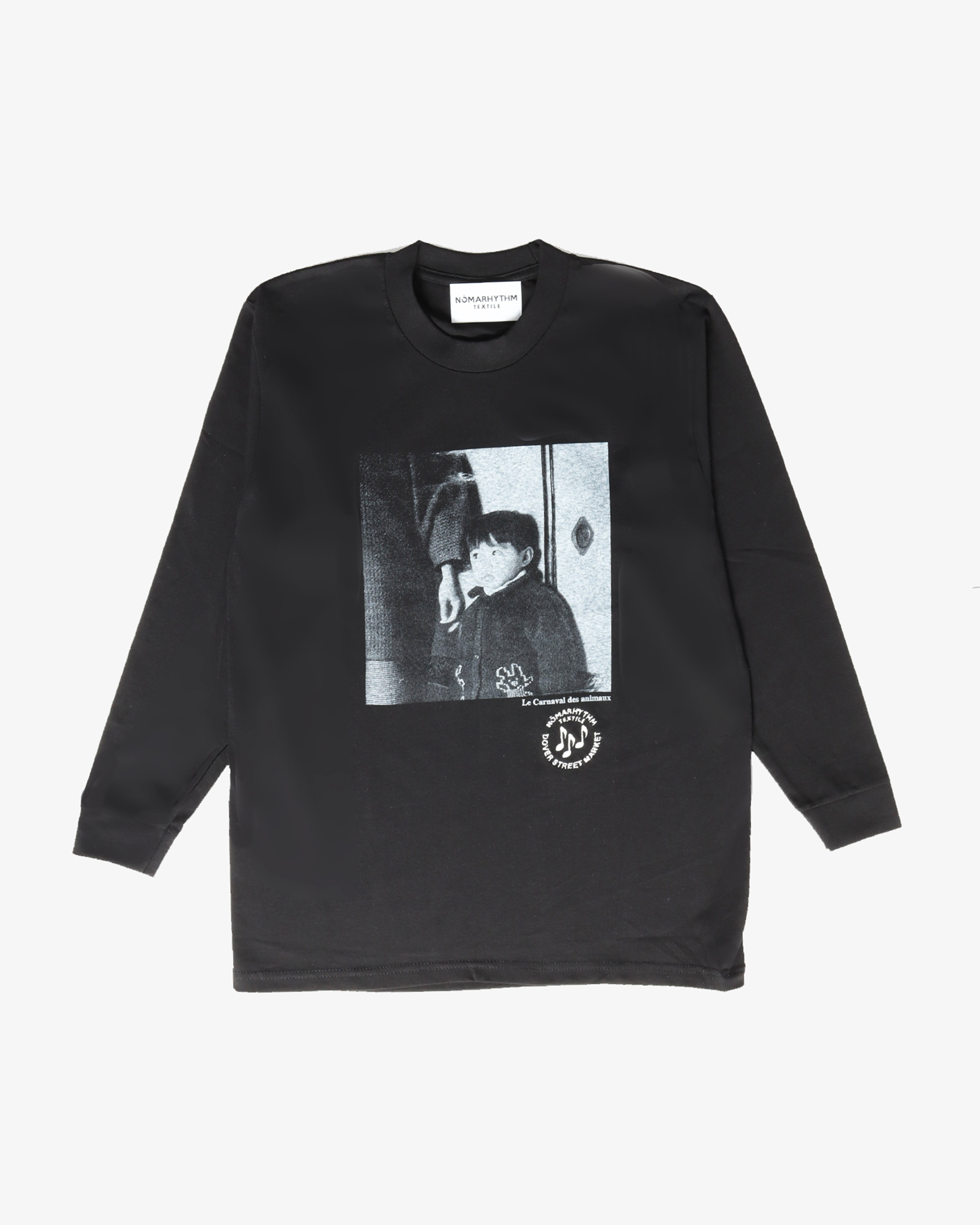 NOMARHYTHM TEXTILE X HF: Hf Photo Tee (Black) | DSMG E-SHOP