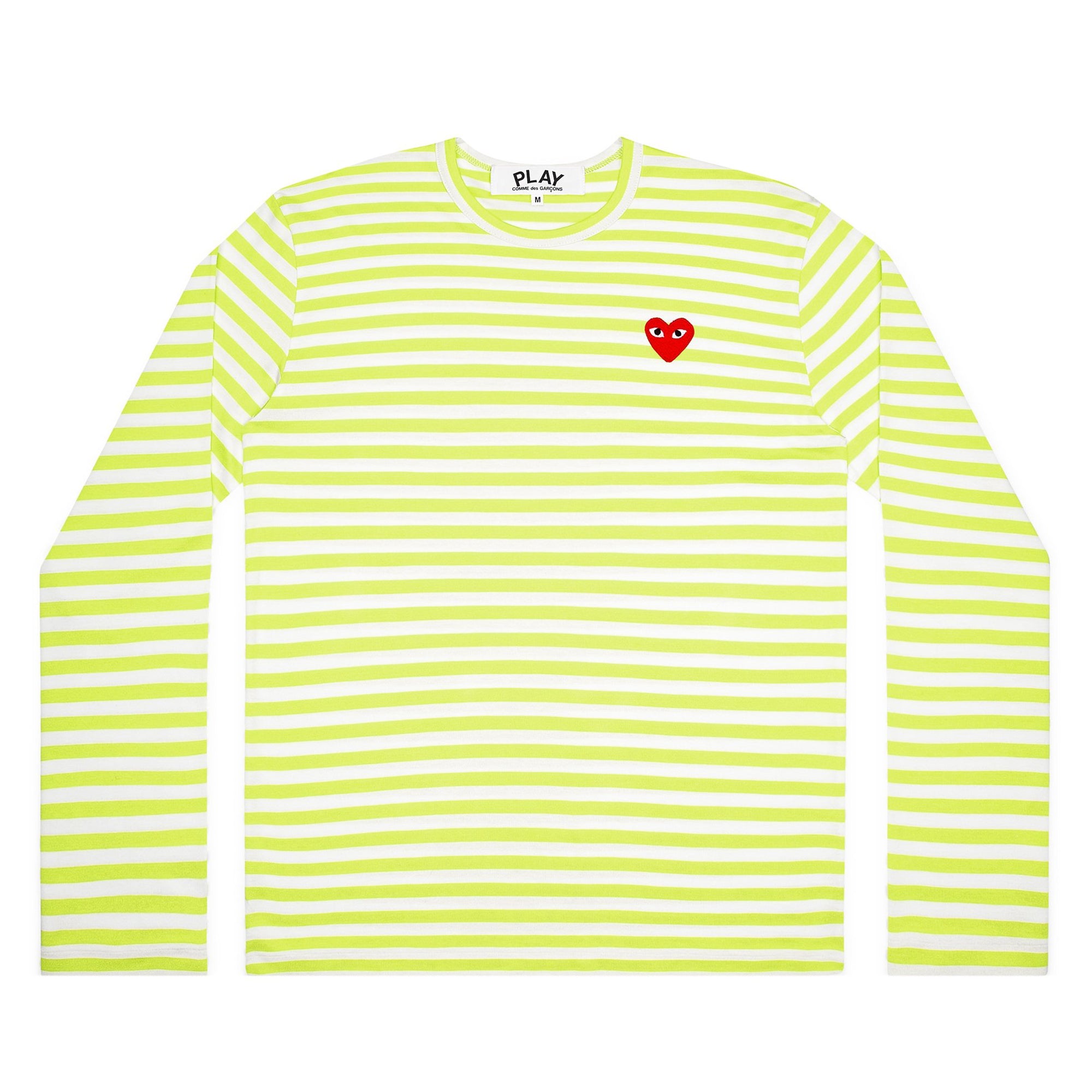 COMME des GARÇONS border long sleeve tee NWT CDG Comme Des Garcons Play Stripe Long-Sleeve T-Shirt