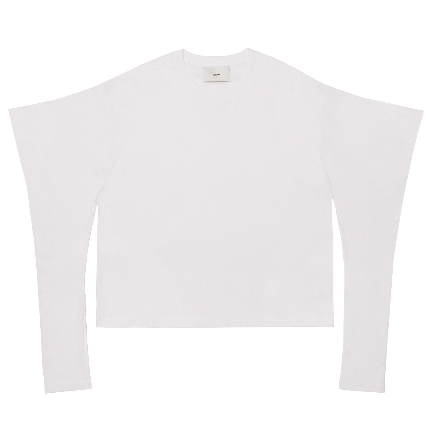 SETCHU: Origami Jersey Top (White) | DSMG E-SHOP