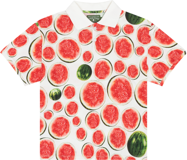 DENIM TEARS - Watermelon Polo - (Red)