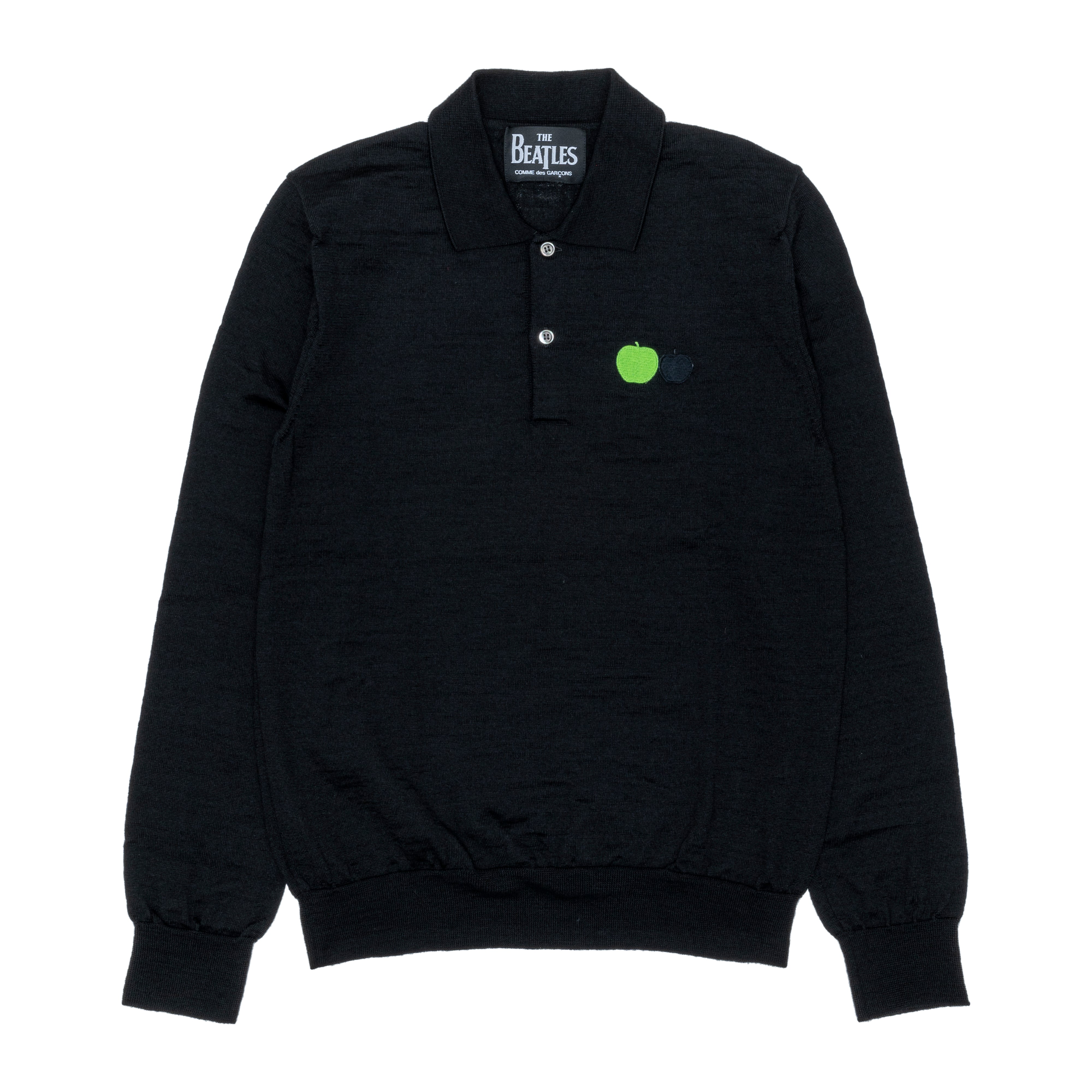THE BEATLES CDG - One Point Knit Polo - (Black) – DSMG E-SHOP