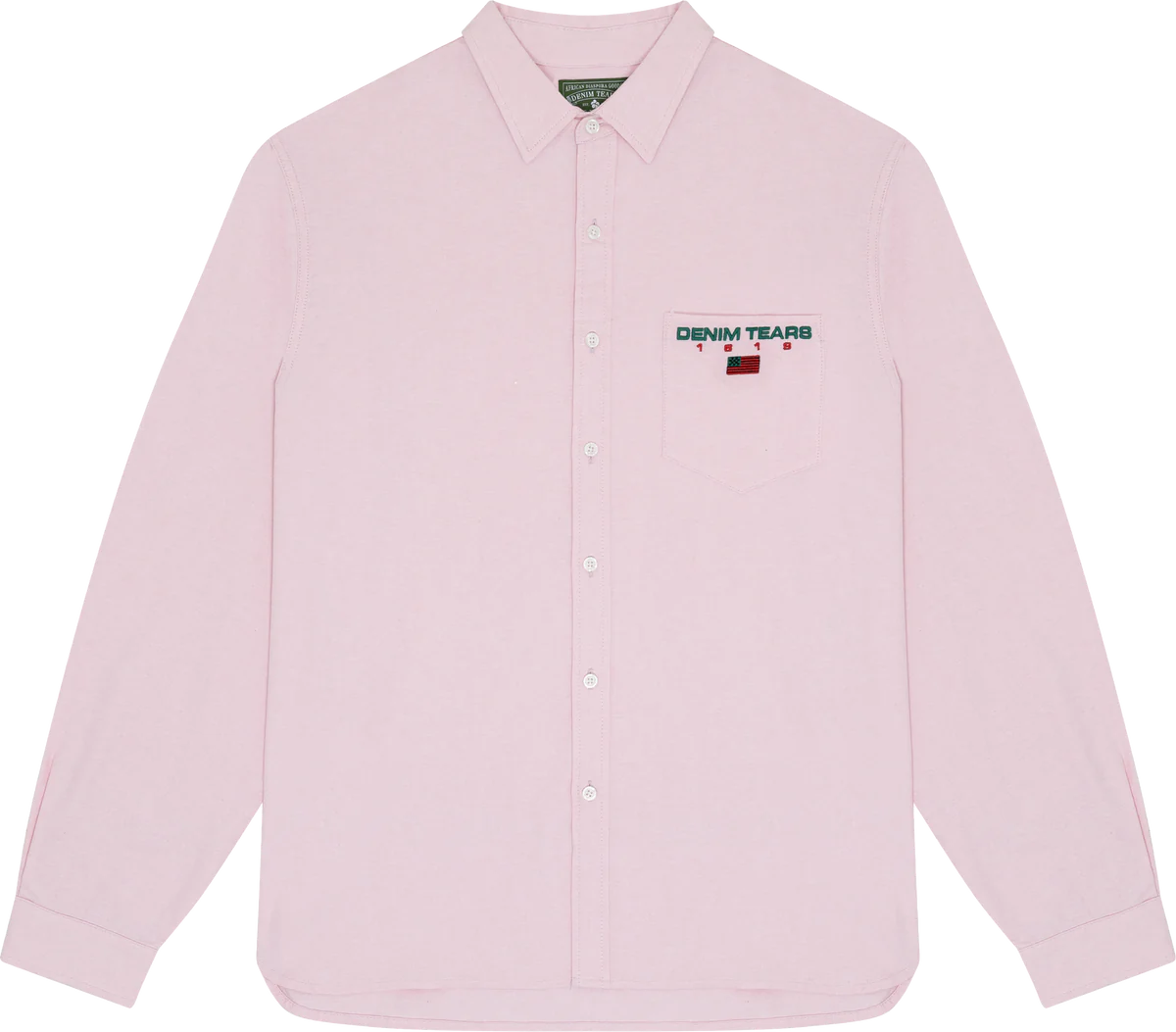 DENIM TEARS - Denim Sport Oxford - (Pink) – DSMG E-SHOP