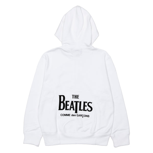 The Beatles CDG - Cotton Pile Logo Hoodie - (White)