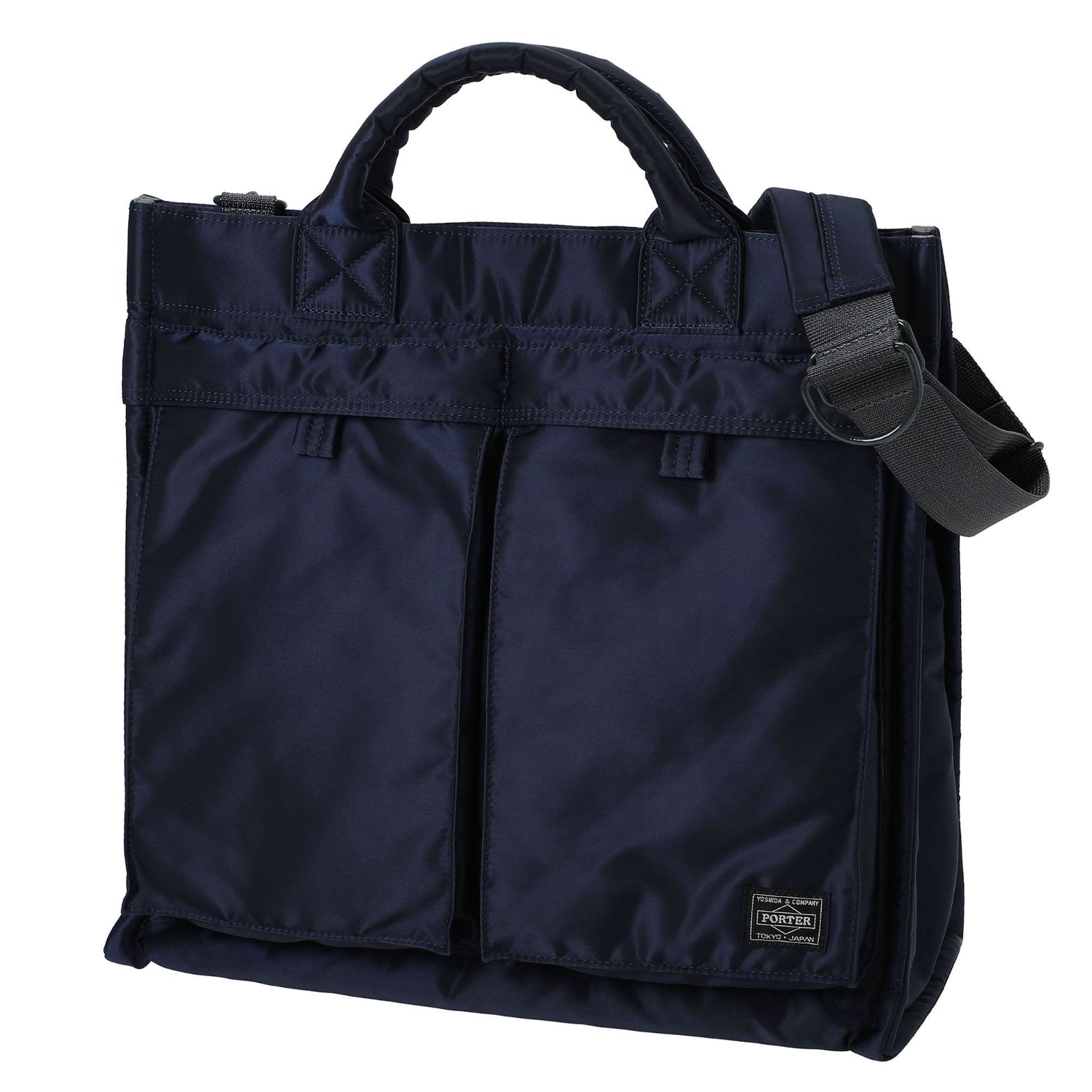 PORTER - PX TANKER 2Way Vertical Tote Bag L(Iron Blue) – DSMG E-SHOP