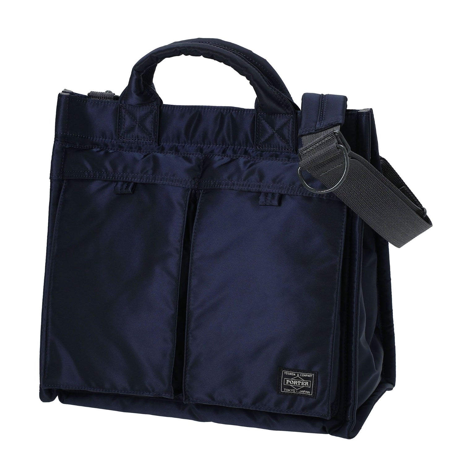 PORTER - PX TANKER 2Way Vertical Tote Bag M(Iron Blue) – DSMG E-SHOP