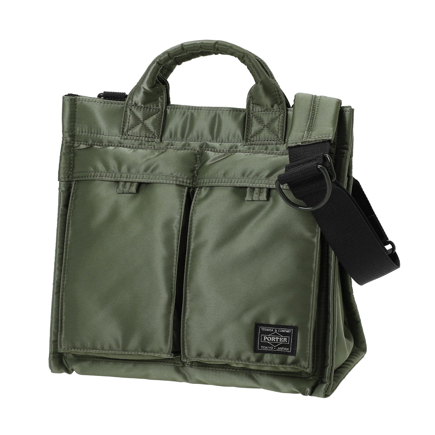 PORTER - PX Tanker 2Way Vertical Tote Bag S - (Sage Green) – DSMG