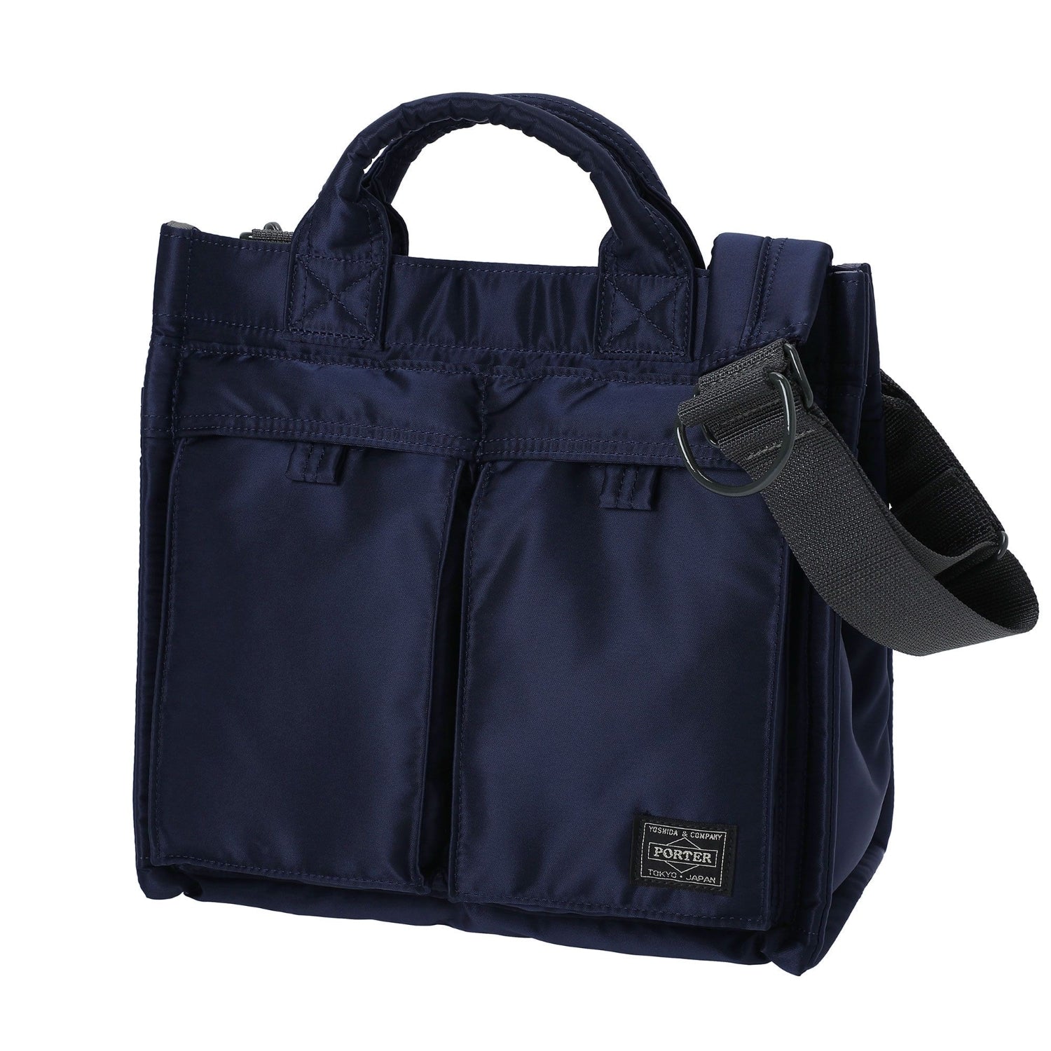 PORTER: PX TANKER 2Way Vertical Tote Bag S(Iron Blue) | DSMG E-SHOP