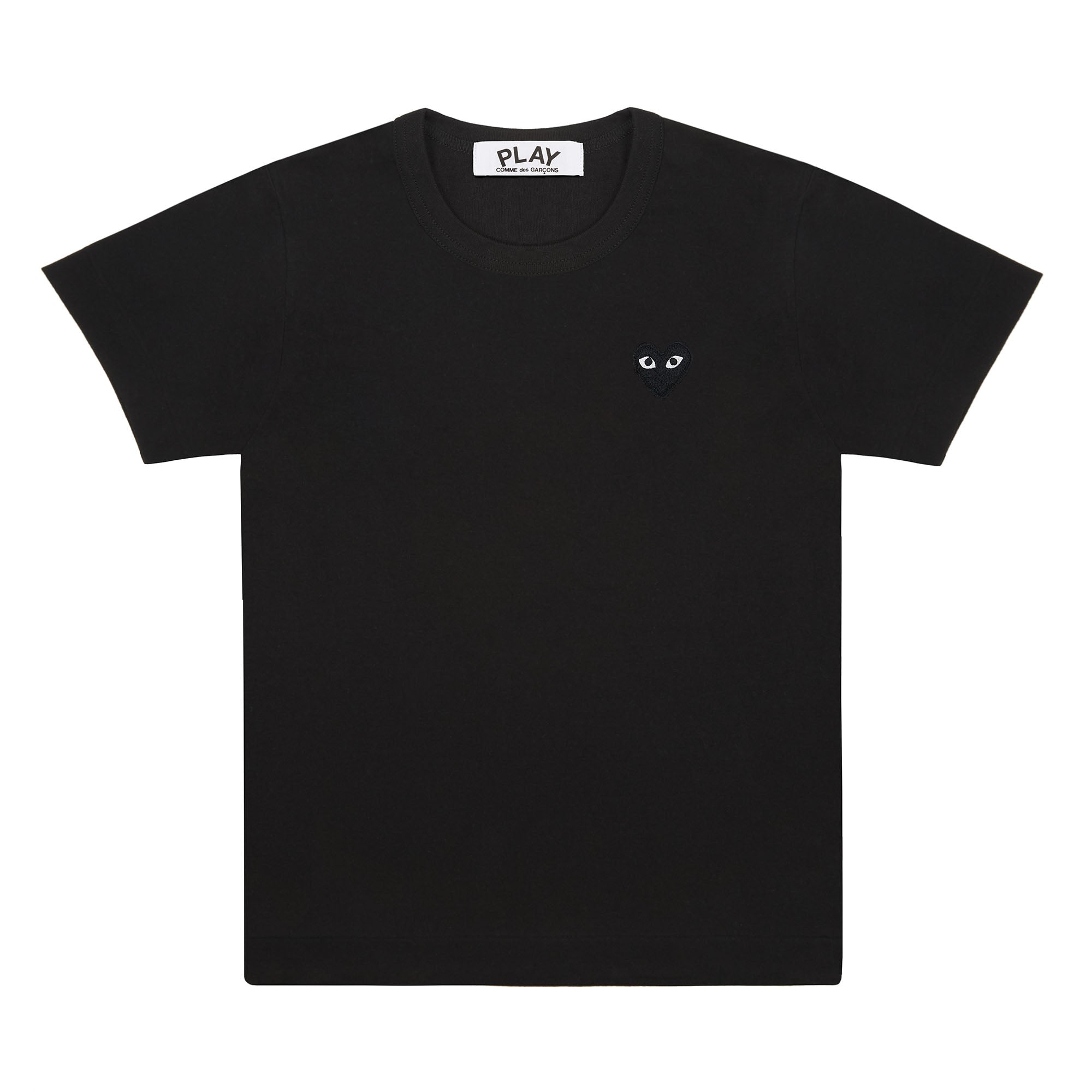 PLAY Comme des Garçons ブラックTシャツ Genuine COMME DES GARCONS