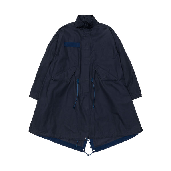 SACAI - Women's Cotton Mods Coat - (Navy)