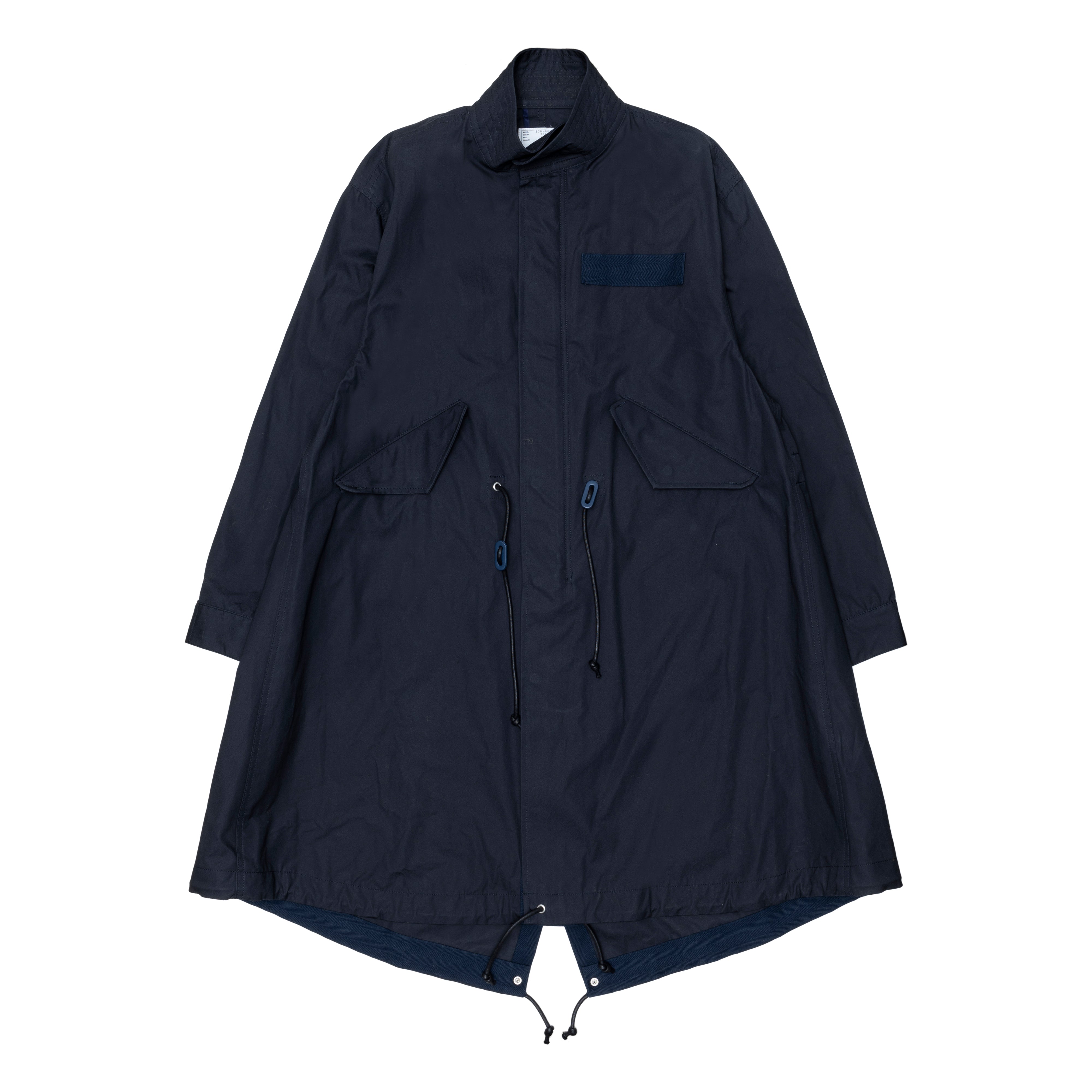 SACAI - Men's Cotton Mods Coat - (Navy) – DSMG E-SHOP