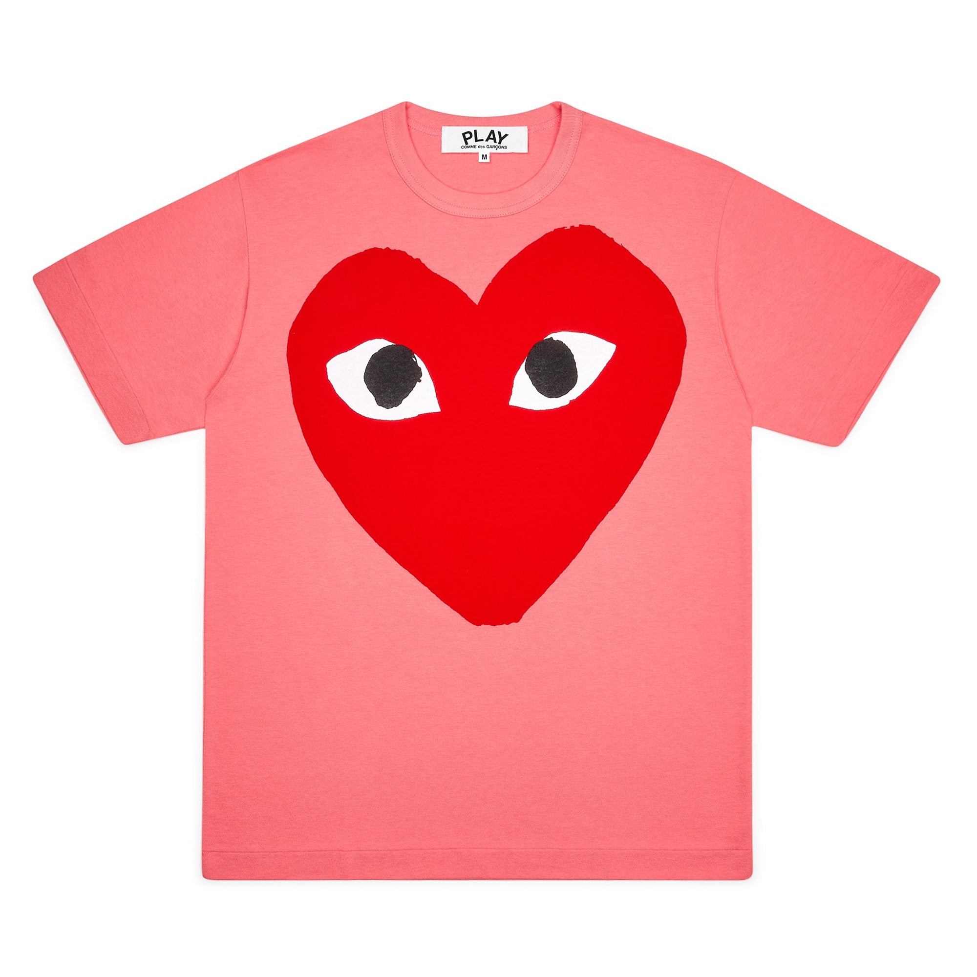 PLAY CDG - Big Heart T-Shirt - (Pink) – DSMG E-SHOP