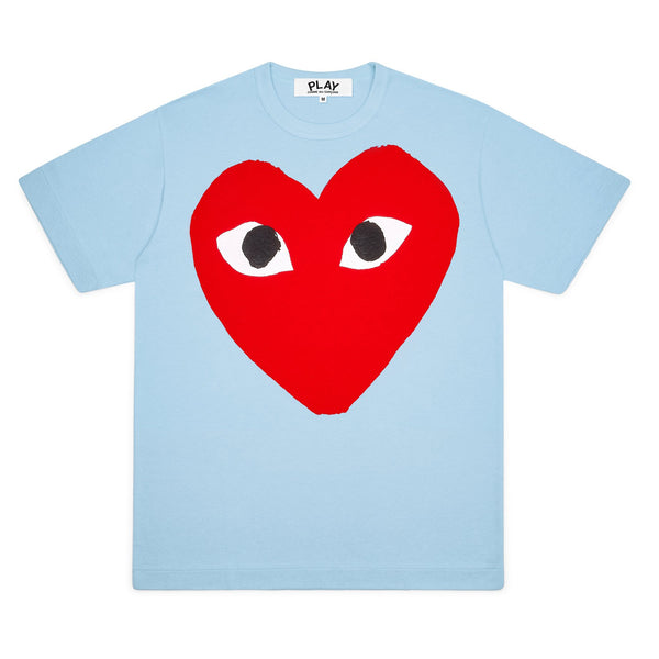 PLAY CDG - Big Heart T-Shirt - (Blue)