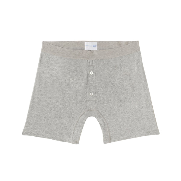 CDG SHIRT Underwear - Sunspel Two Button Boxer - (Grey)