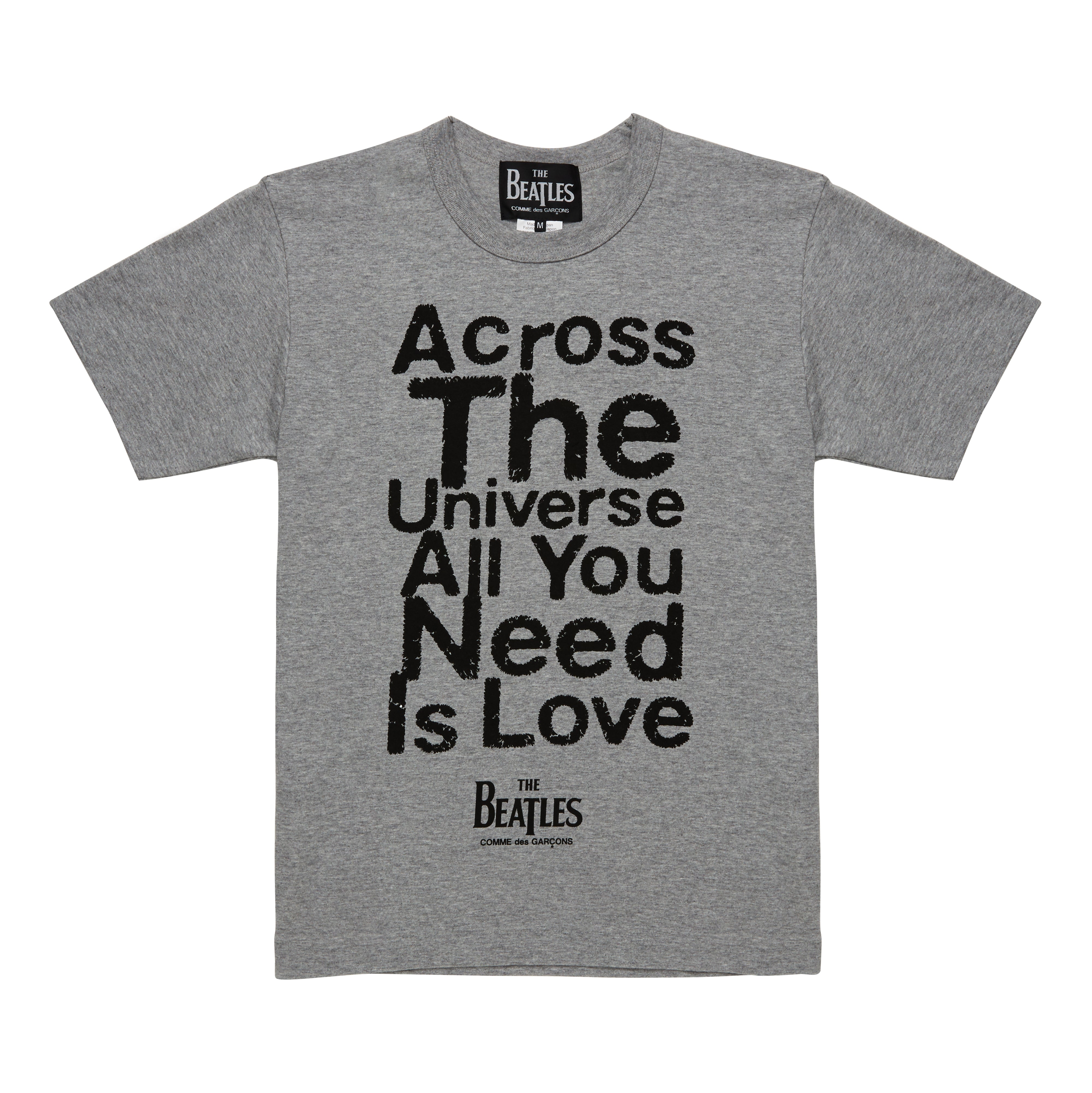 The Beatles CDG: T-Shirt (Grey) | DSMG E-SHOP