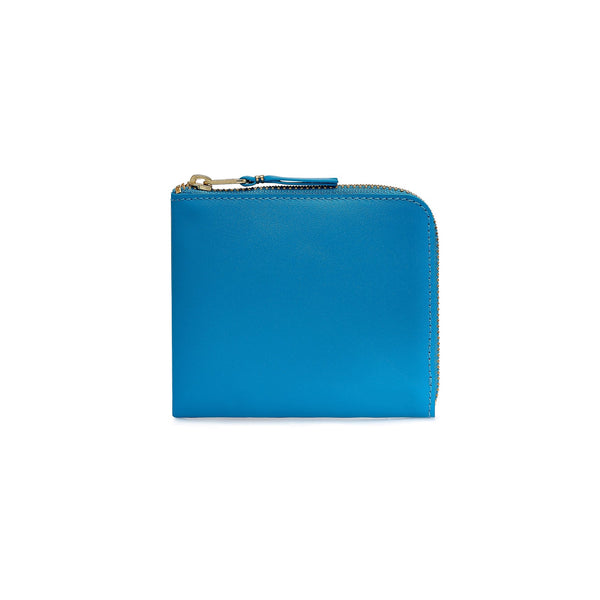 CDG WALLET - Colored Leather - (SA3100 Blue)