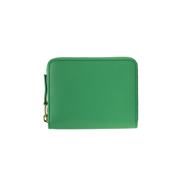 CDG WALLET - Colored Leather Wallet - (SA2110 Green)