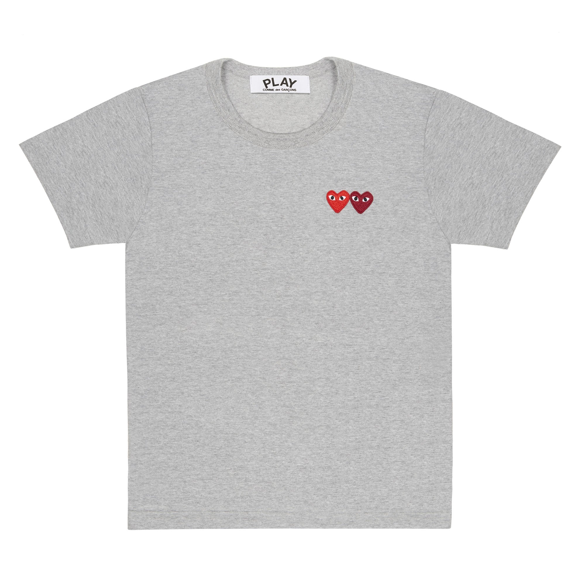 PLAY CDG T-Shirt With Double Heart