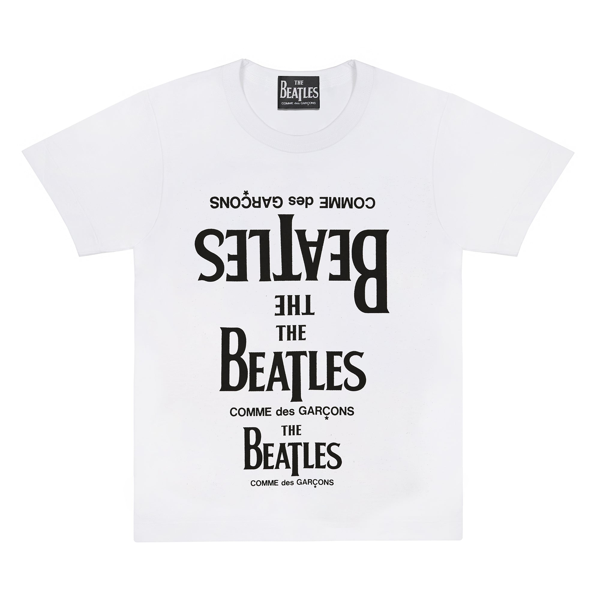 The Beatles CDG - Rubber Printed T-Shirt - (White) – DSMG E-SHOP