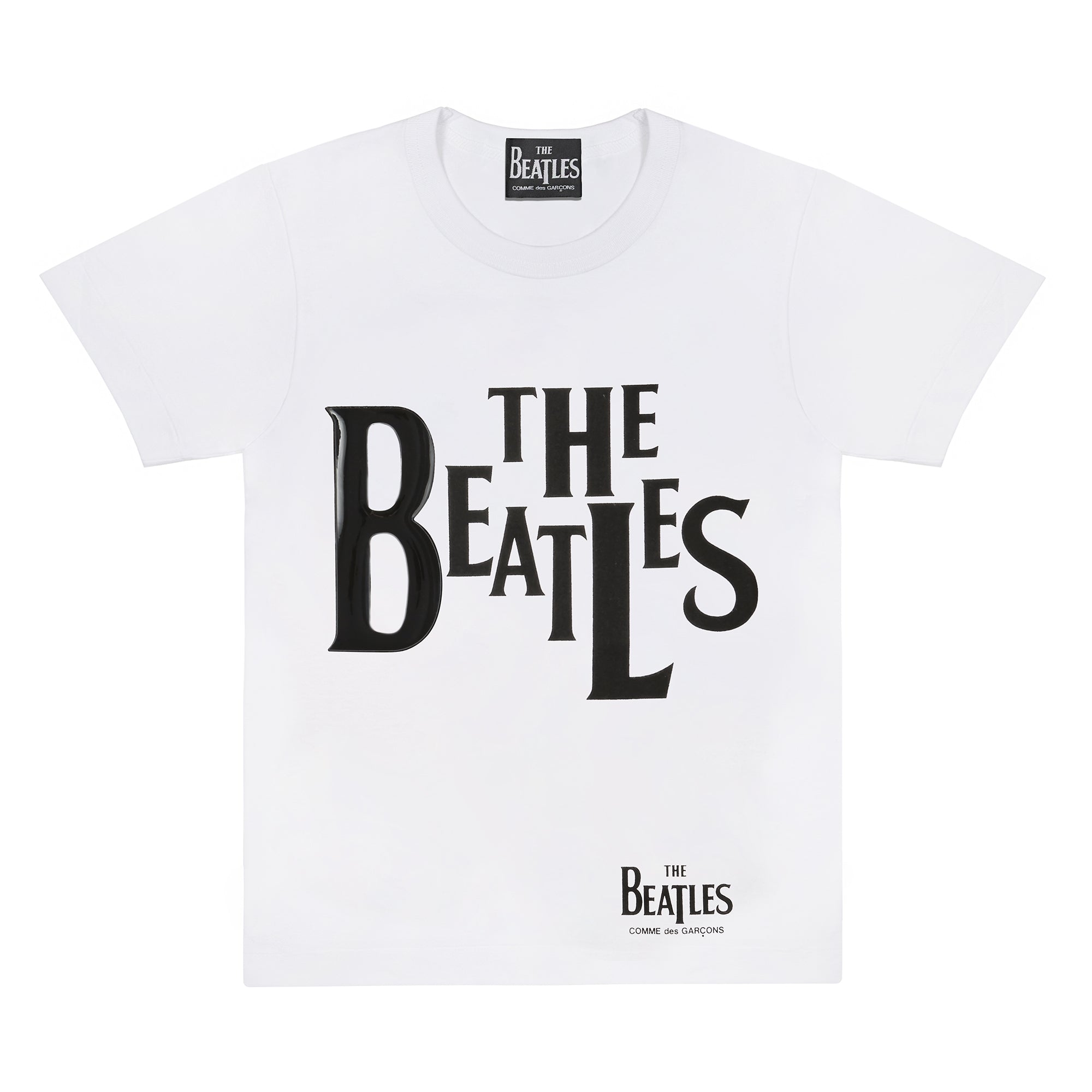 The Beatles CDG - Rubber Printed T-Shirt White - (VT-T002-051