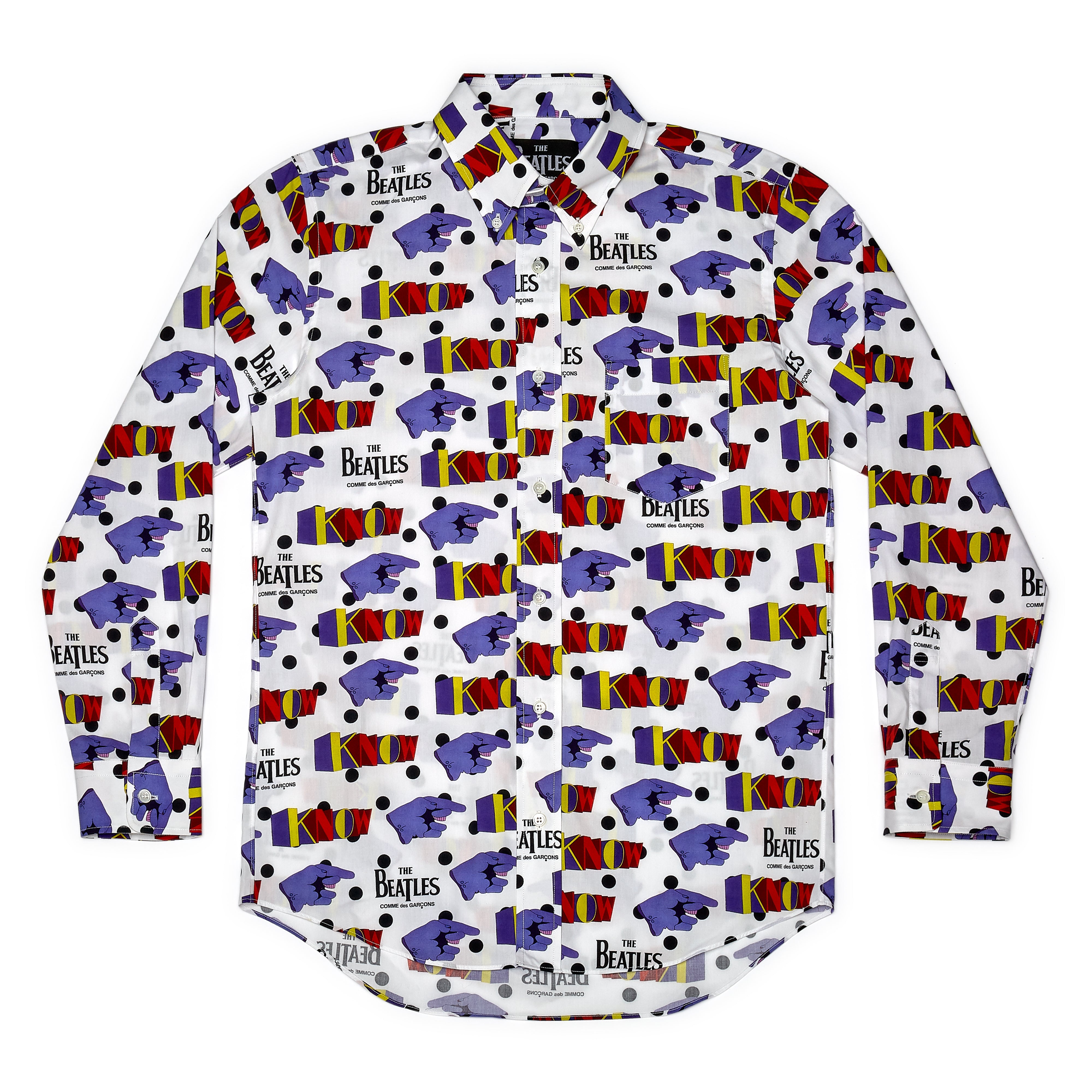 The Beatles CDG - Printed Shirt White - (VB-B002-051) – DSMG E-SHOP