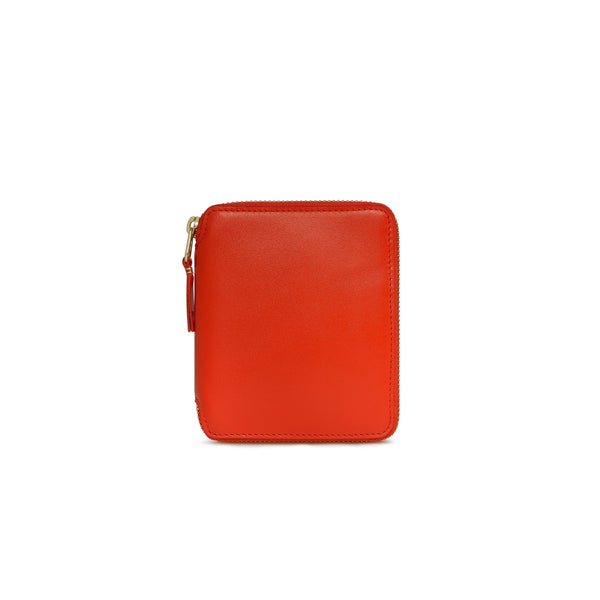 CDG WALLET - Colored Leather - (SA2100 Orange)