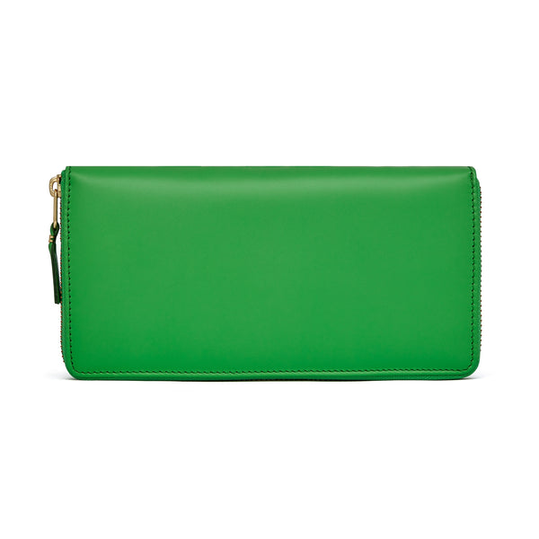 CDG WALLET - Colored Leather - (SA0110 Green)