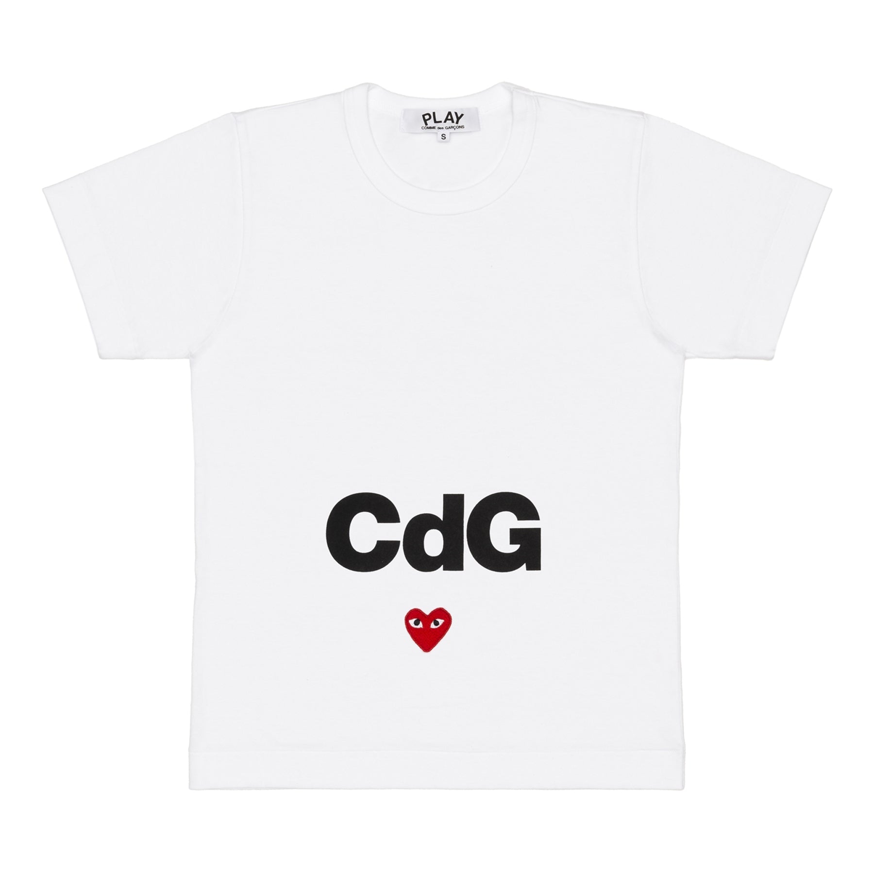 CDG PLAY - Cdg X Play T-Shirt - (White)