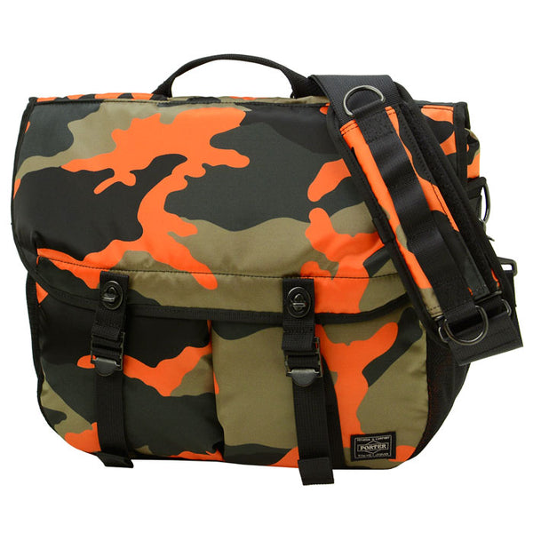 PORTER - Ps Camo Shoulder Bag - (Woodland Orange)