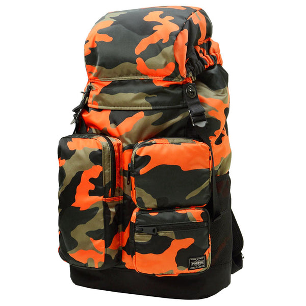 PORTER - Ps Camo Backpack - (Woodland Orange)