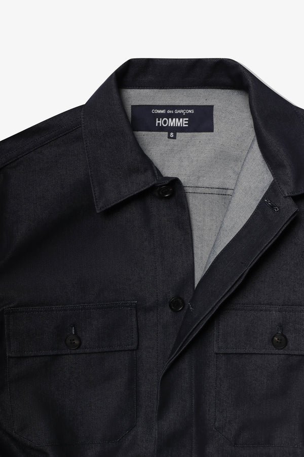 COMME des GARCONS HOMME - Cotton Denim - (Navy White)