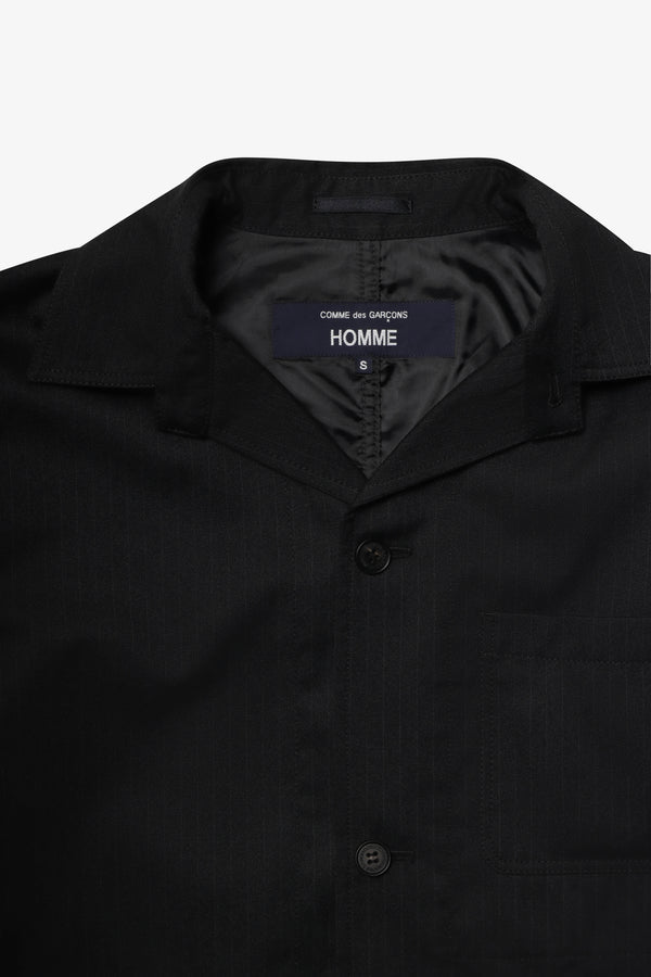COMME des GARCONS HOMME - Polyester Wool Twill - (Black)