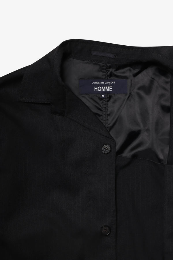 COMME des GARCONS HOMME - Polyester Wool Twill - (Black)