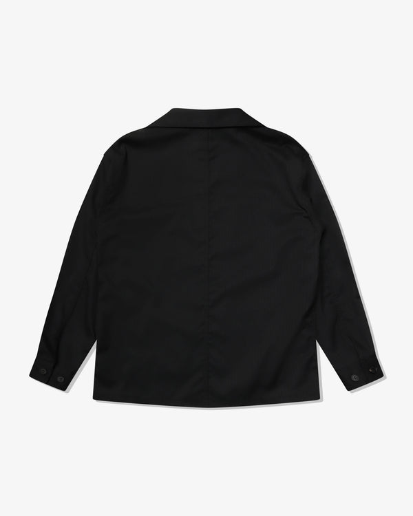 COMME des GARCONS HOMME - Polyester Wool Twill - (Black)