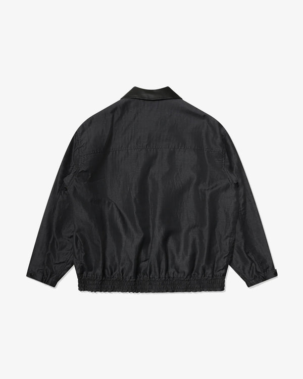 COMME des GARCONS HOMME - Wool Ramie Gabardinex Cowhide - (Black)