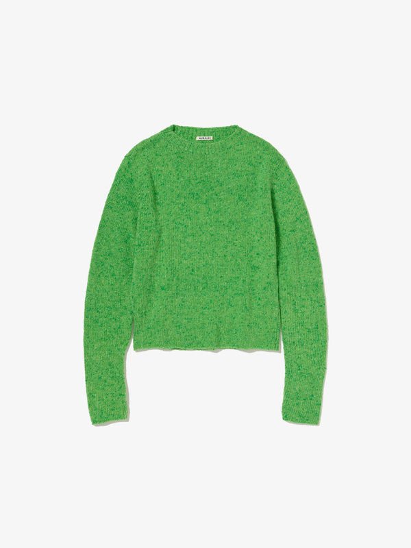 AURALEE - Cashmere Melange Knit P/O - (Top Green)