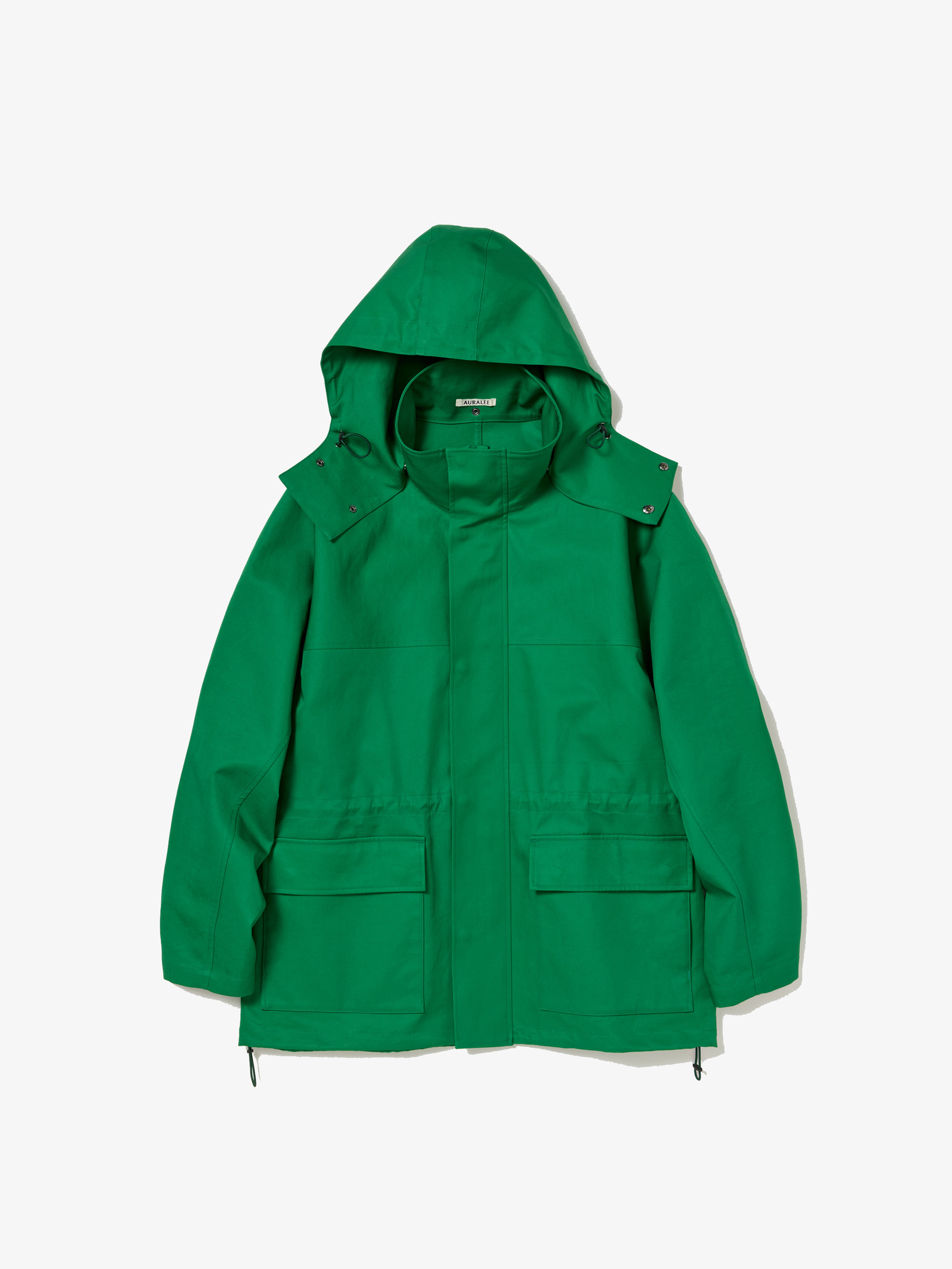 AURALEE ブルゾン AURALEE: High-Density Bonded Cotton Gabardine Blouson (Green