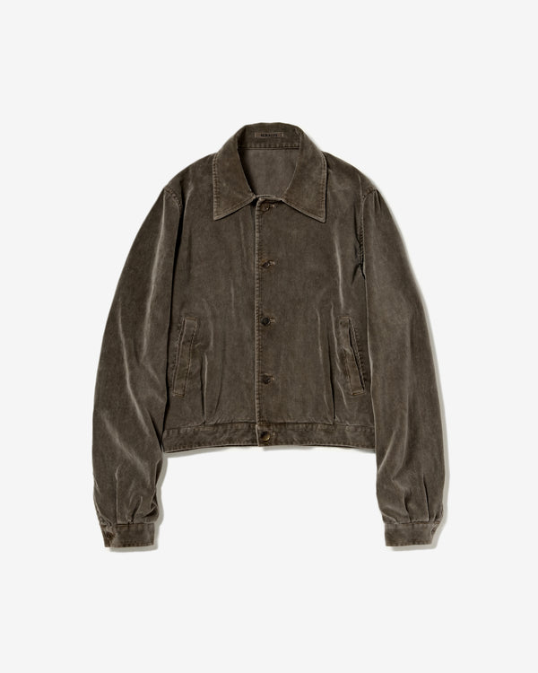 AURALEE - Pigment Dyed Finx Corduroy Blouson - (Olive Brown)