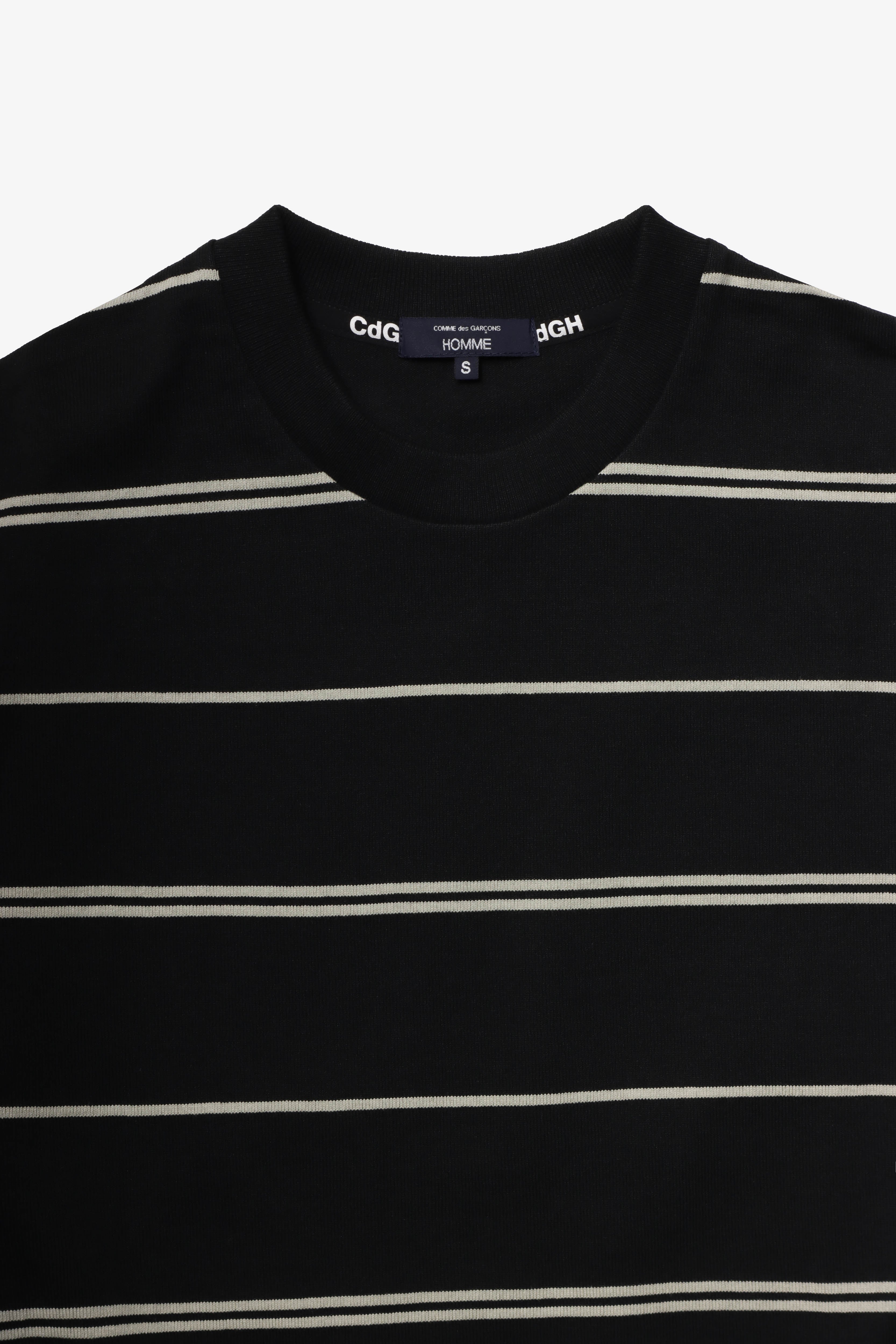 COMME des GARCONS HOMME: Cotton Tight Tension Jersey Horizontal