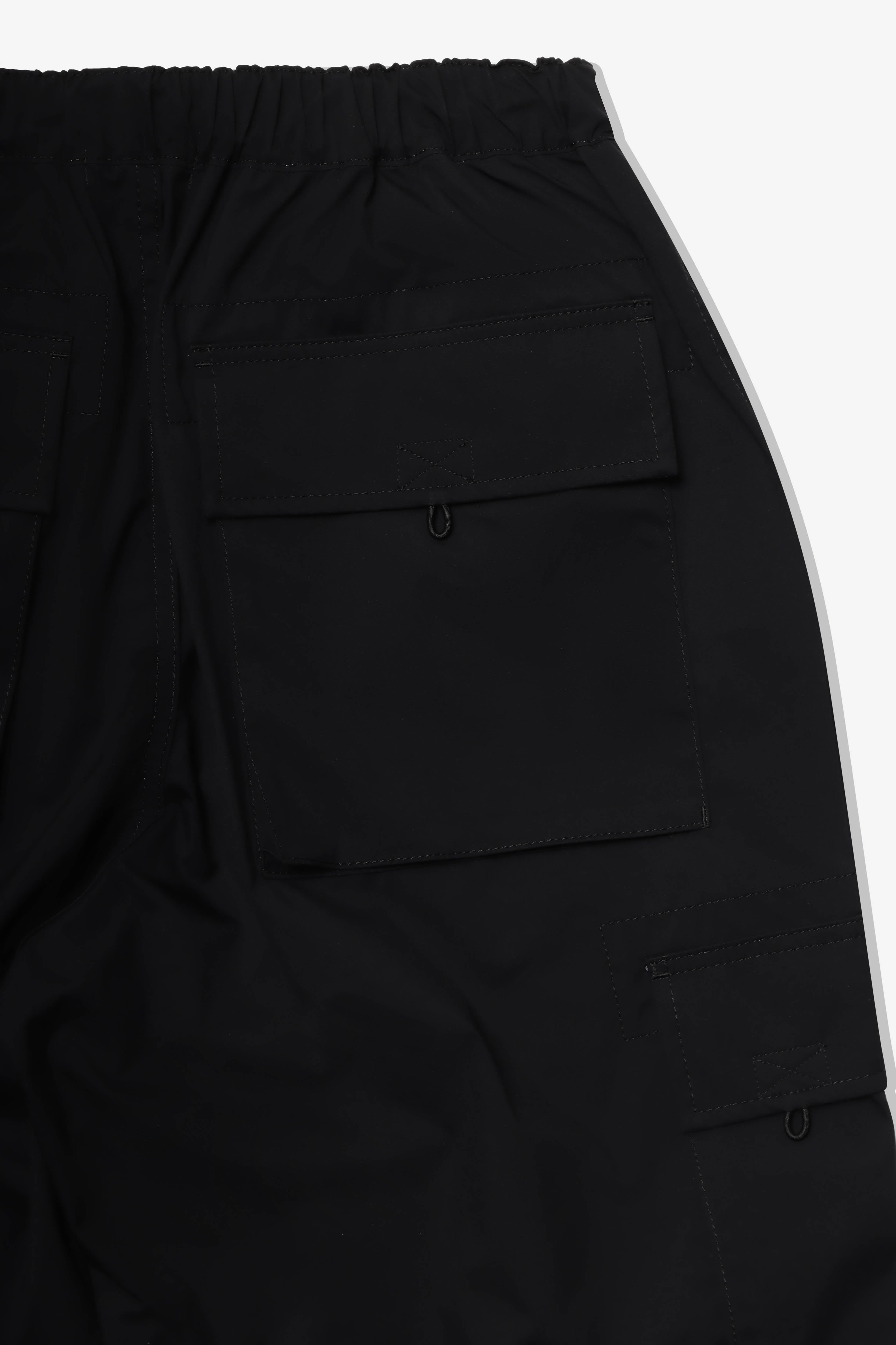 COMME des GARCONS HOMME: Nylon Taffeta Triple Layers (Black