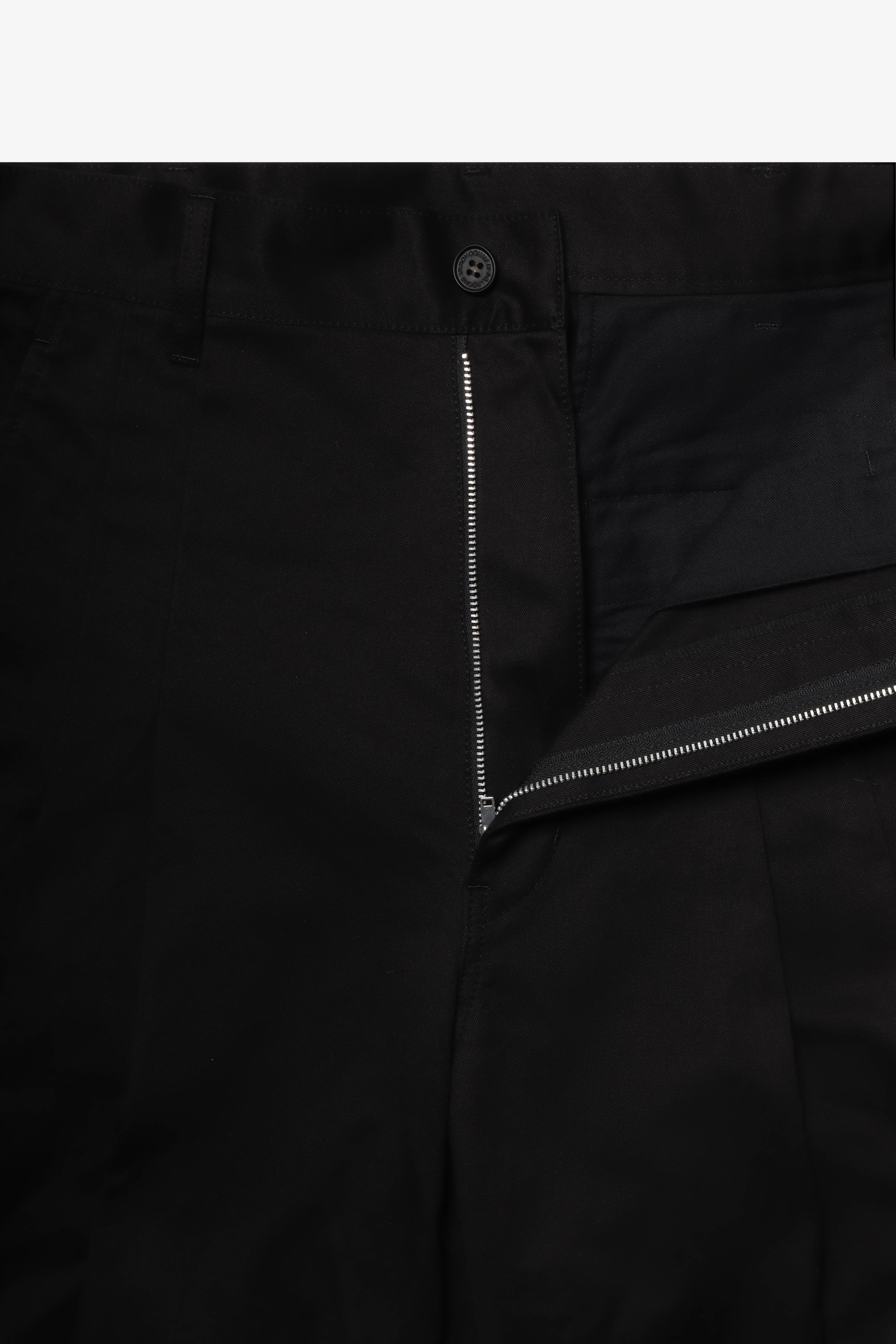 COMME des GARCONS HOMME: Cotton Chino Cloth (Black) | DSMG E-SHOP
