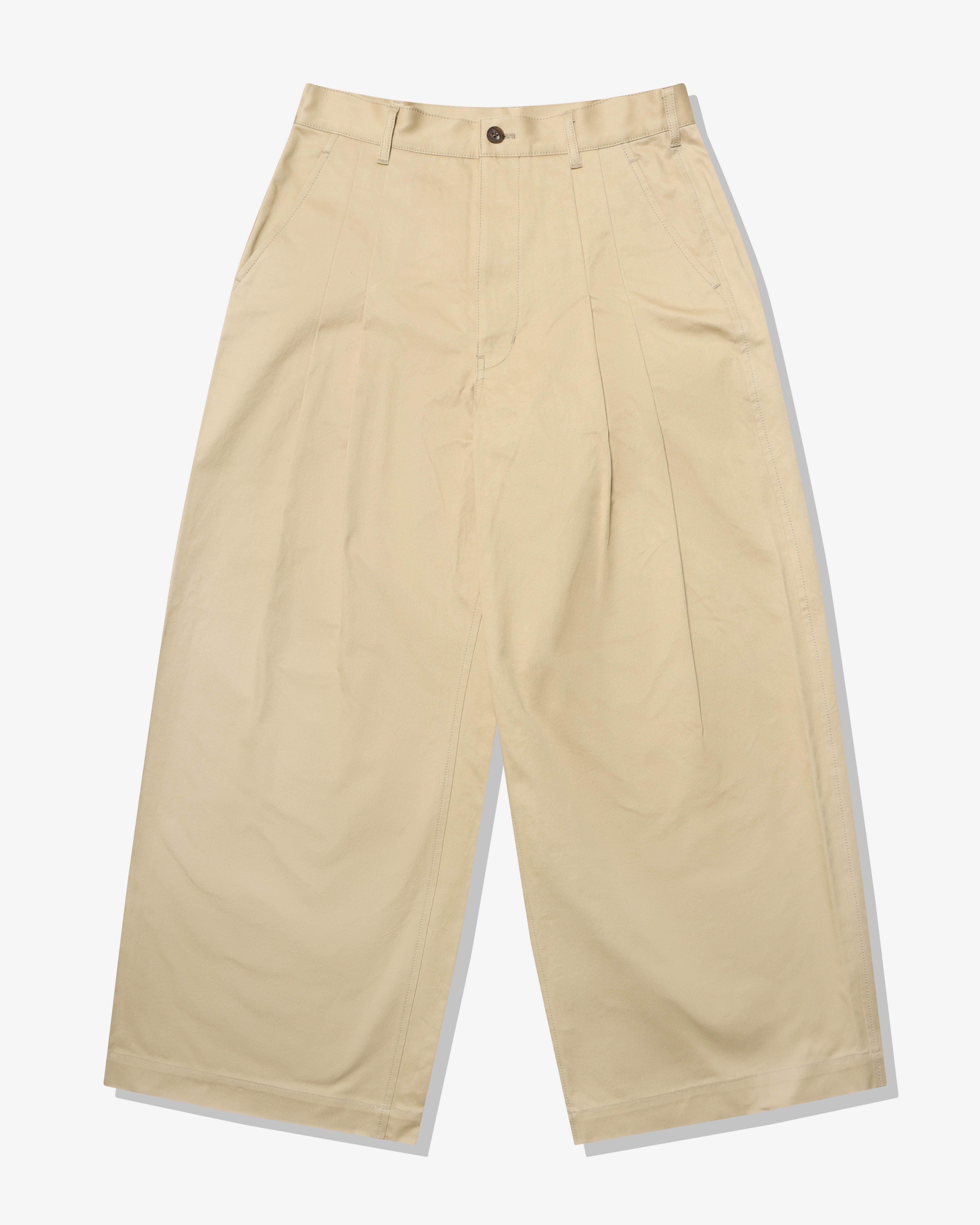 COMME des GARCONS HOMME: Cotton Chino Cloth (Brown) | DSMG E-SHOP COMME des GARCONS HOMME: Cotton Chino Cloth (Brown) | DSMG E-SHOP
