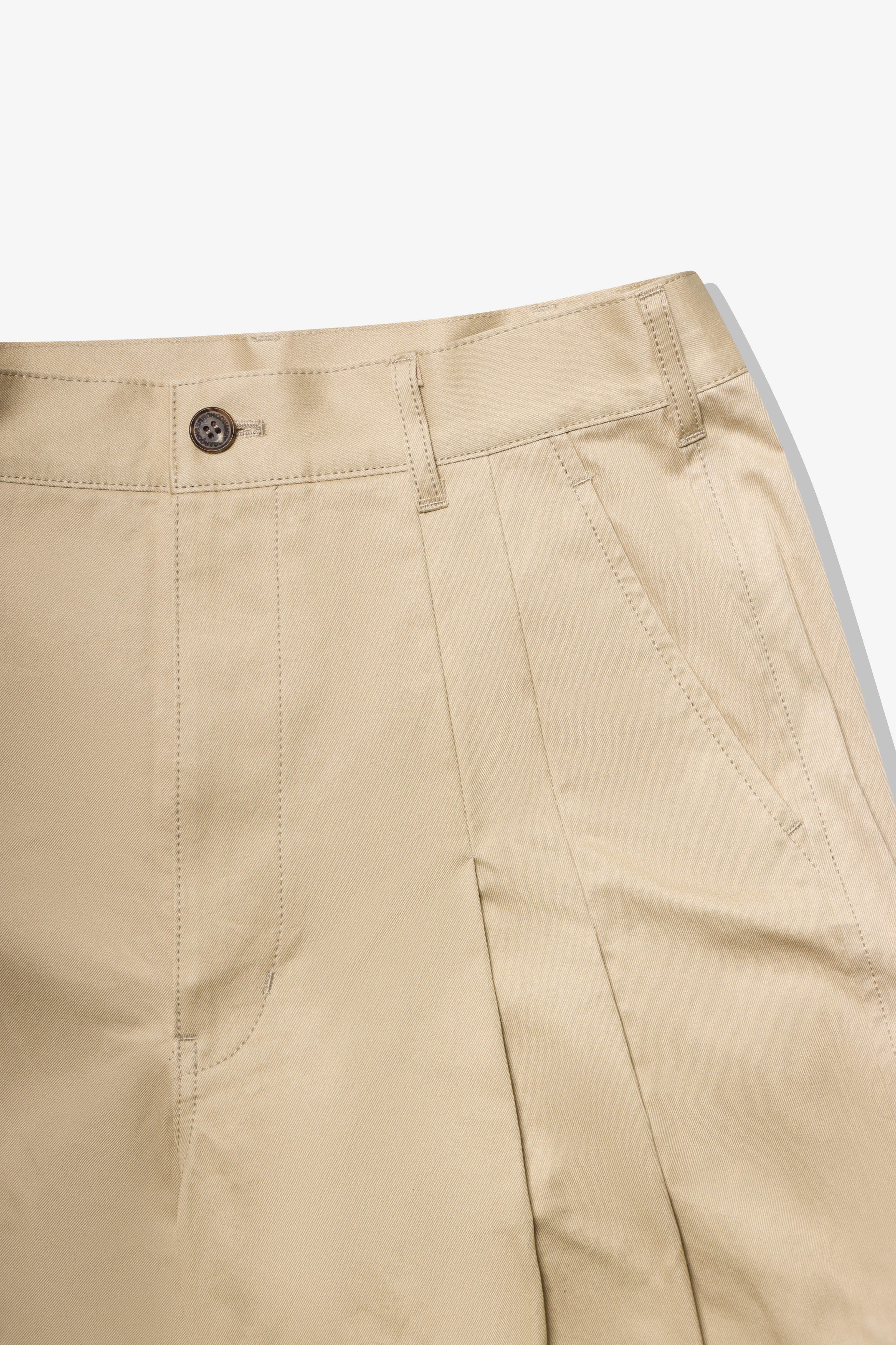 COMME des GARCONS HOMME: Cotton Chino Cloth (Brown) | DSMG E-SHOP